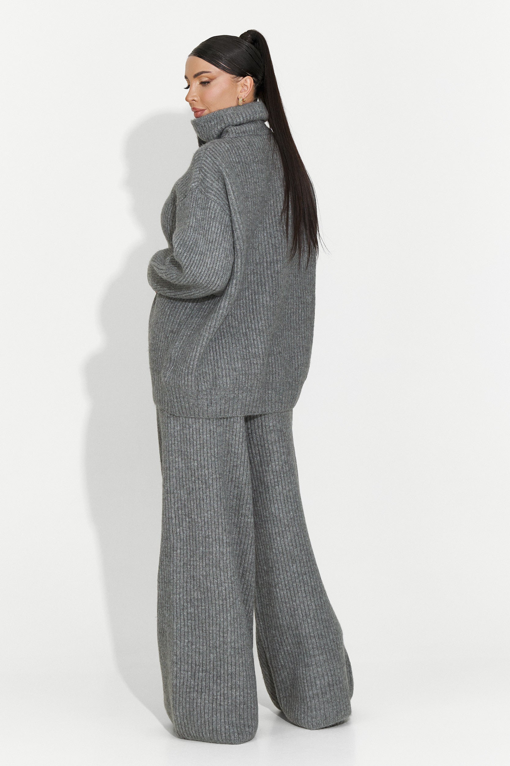 Дамски комплект ежедневен сив Verlia Bogas