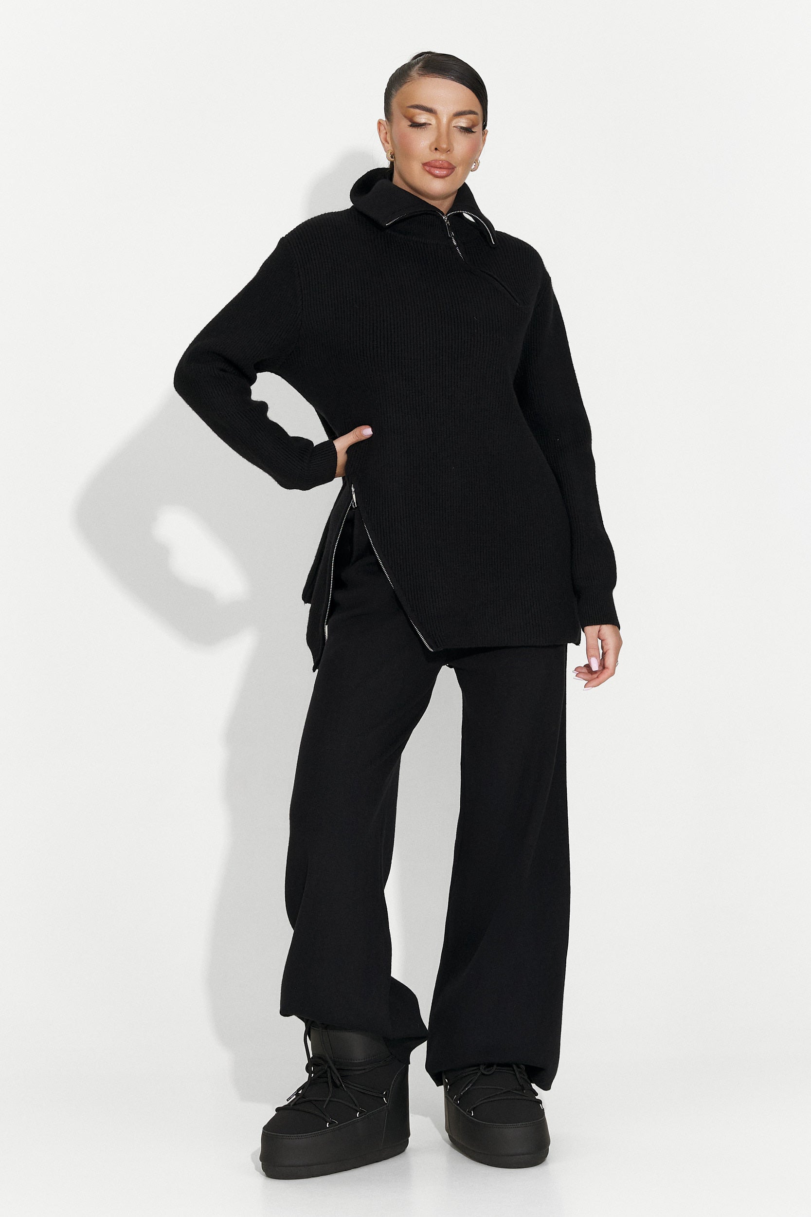 Дамски комплект ежедневен черен Arliena Bogas