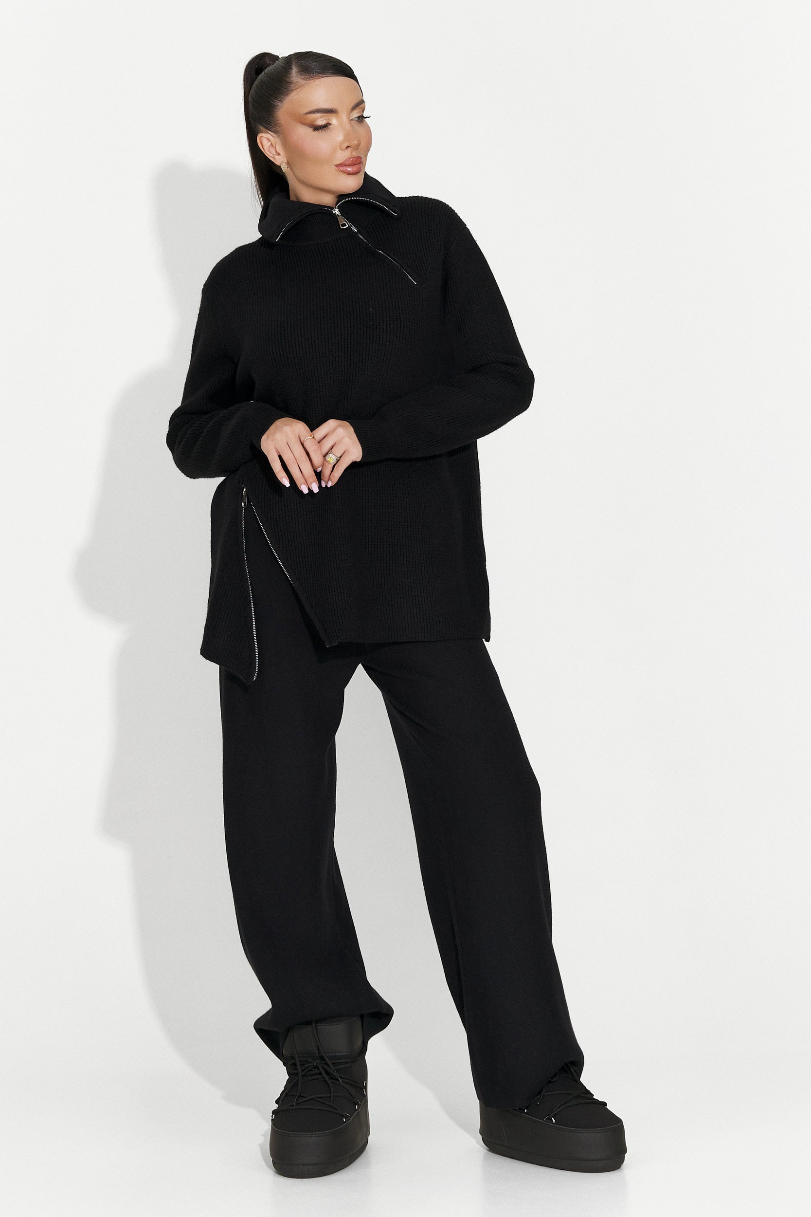 Дамски комплект ежедневен черен Arliena Bogas