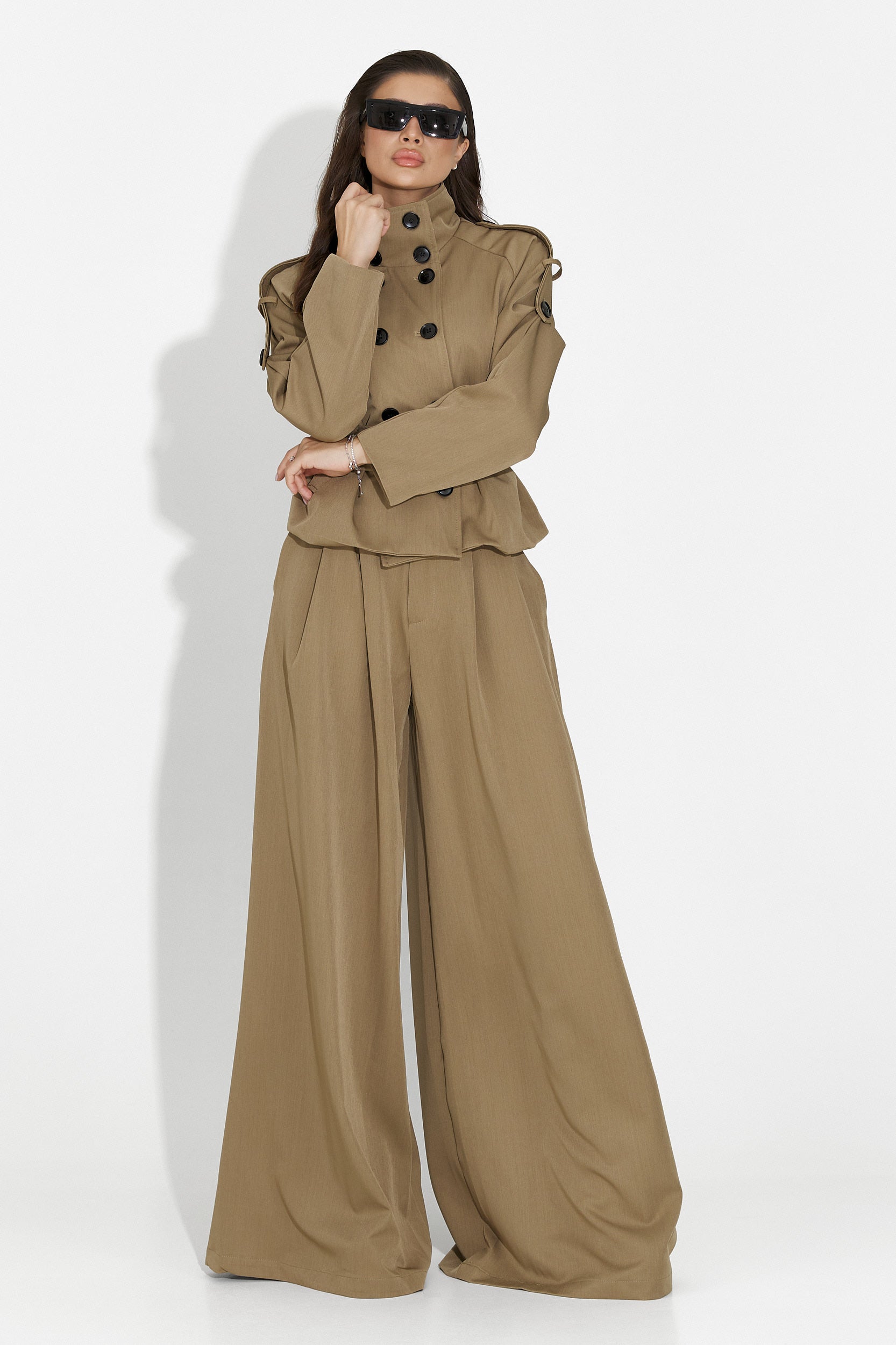 Елегантен дамски комплект в кафяво от Belora Bogas