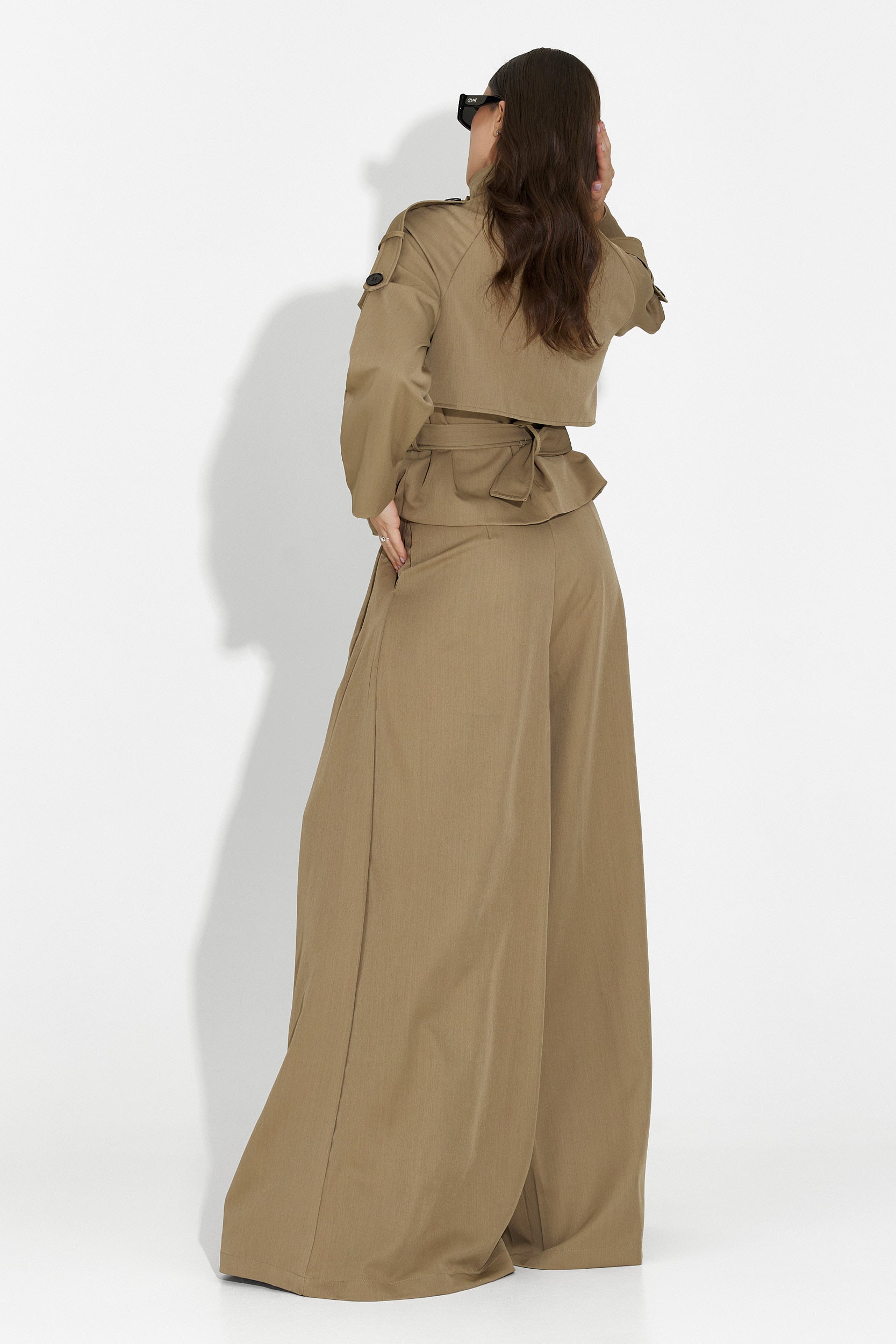 Елегантен дамски комплект в кафяво от Belora Bogas