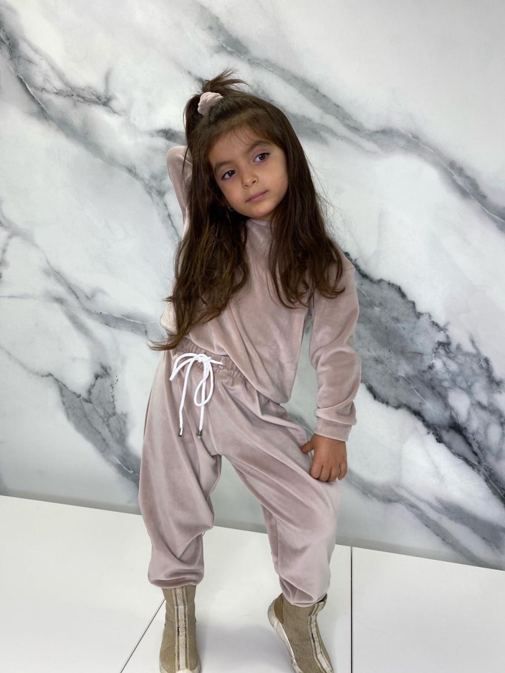 Розов комплект за момичета Junny Kids Bogas