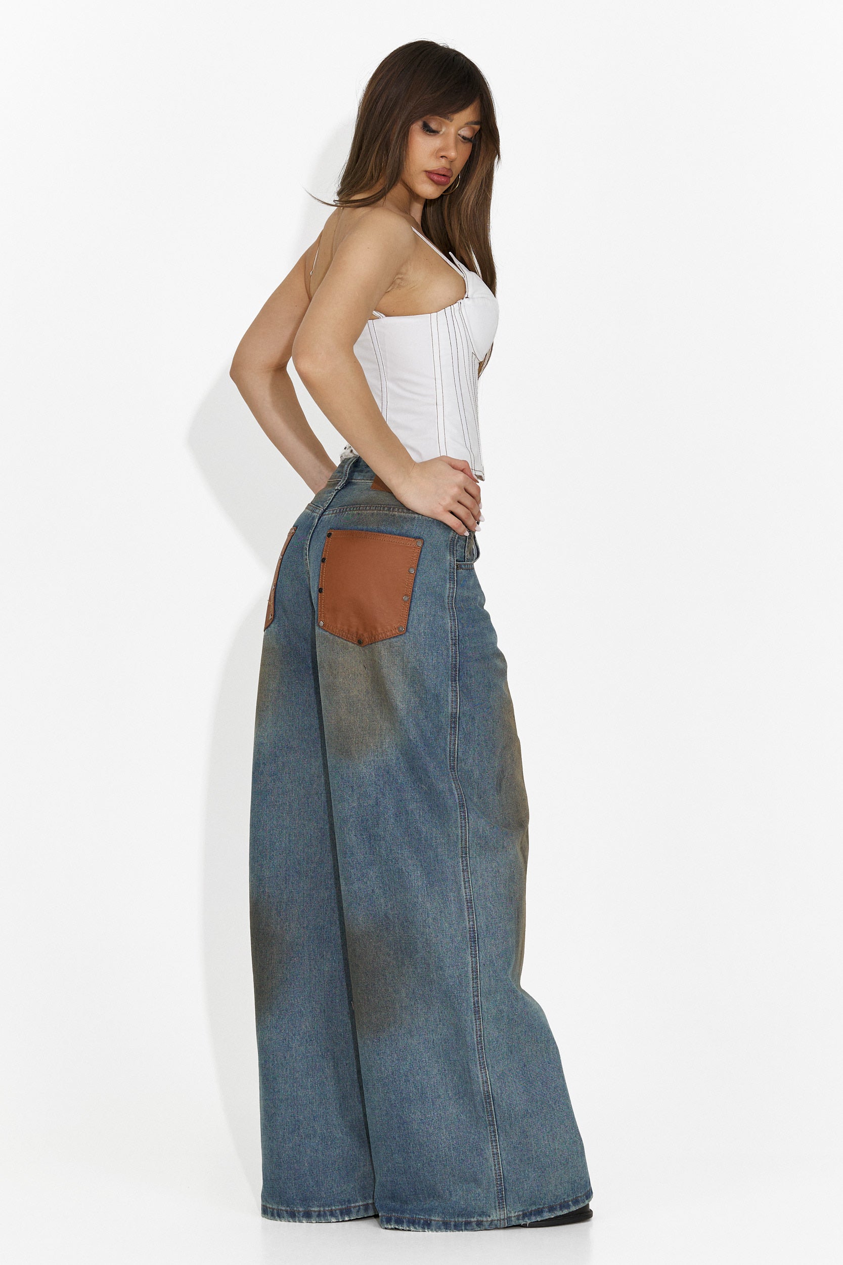 Елегантен бял корсет Karisa Bogas за жени