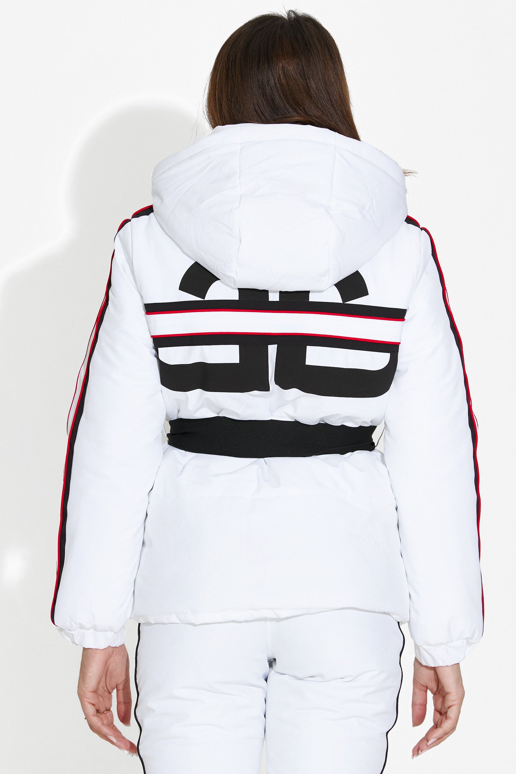 Бял дамски ски екип Zapys Bogas