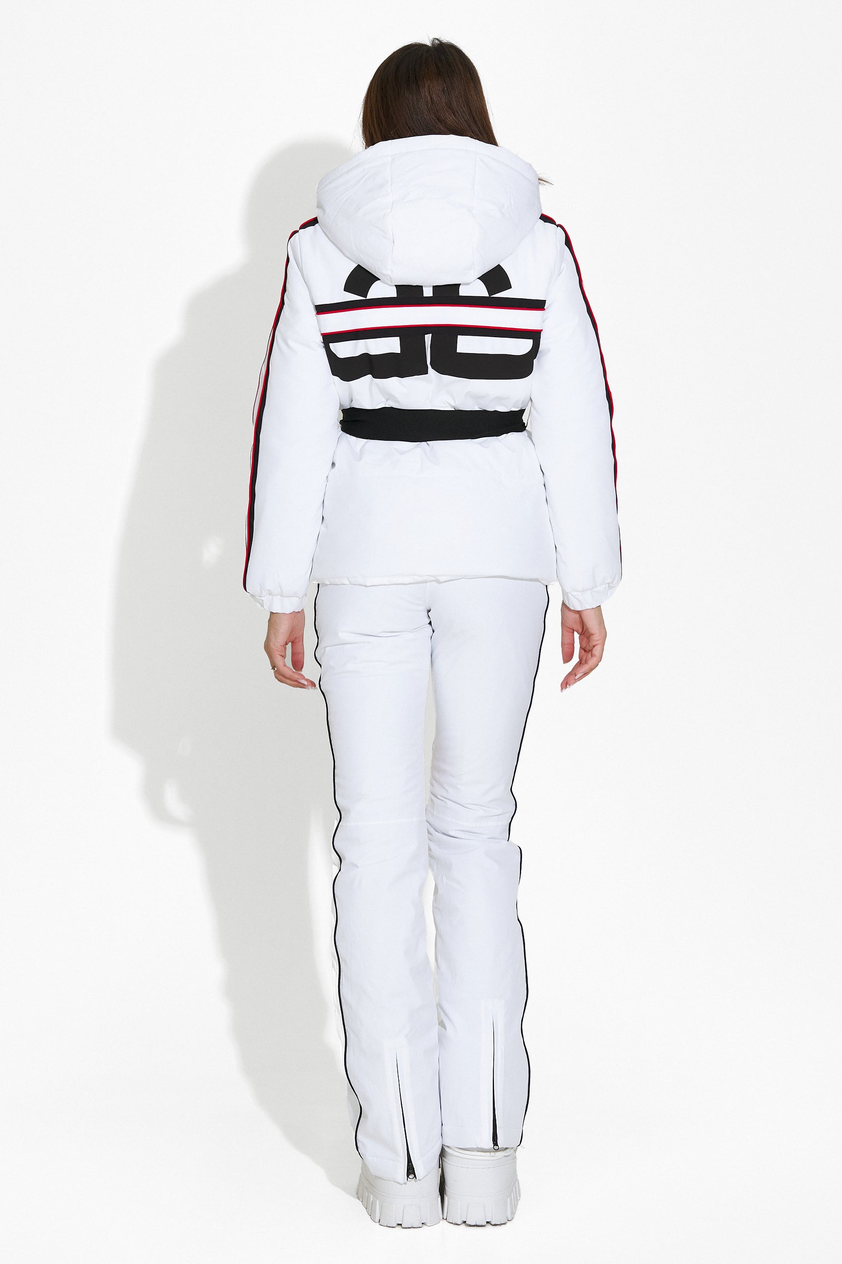 Бял дамски ски екип Zapys Bogas