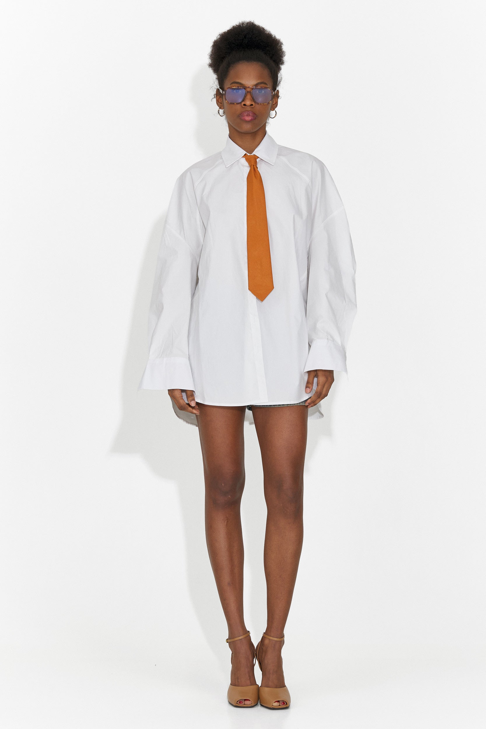 Дамска вратовръзка керемиден цвят Синдия Богас