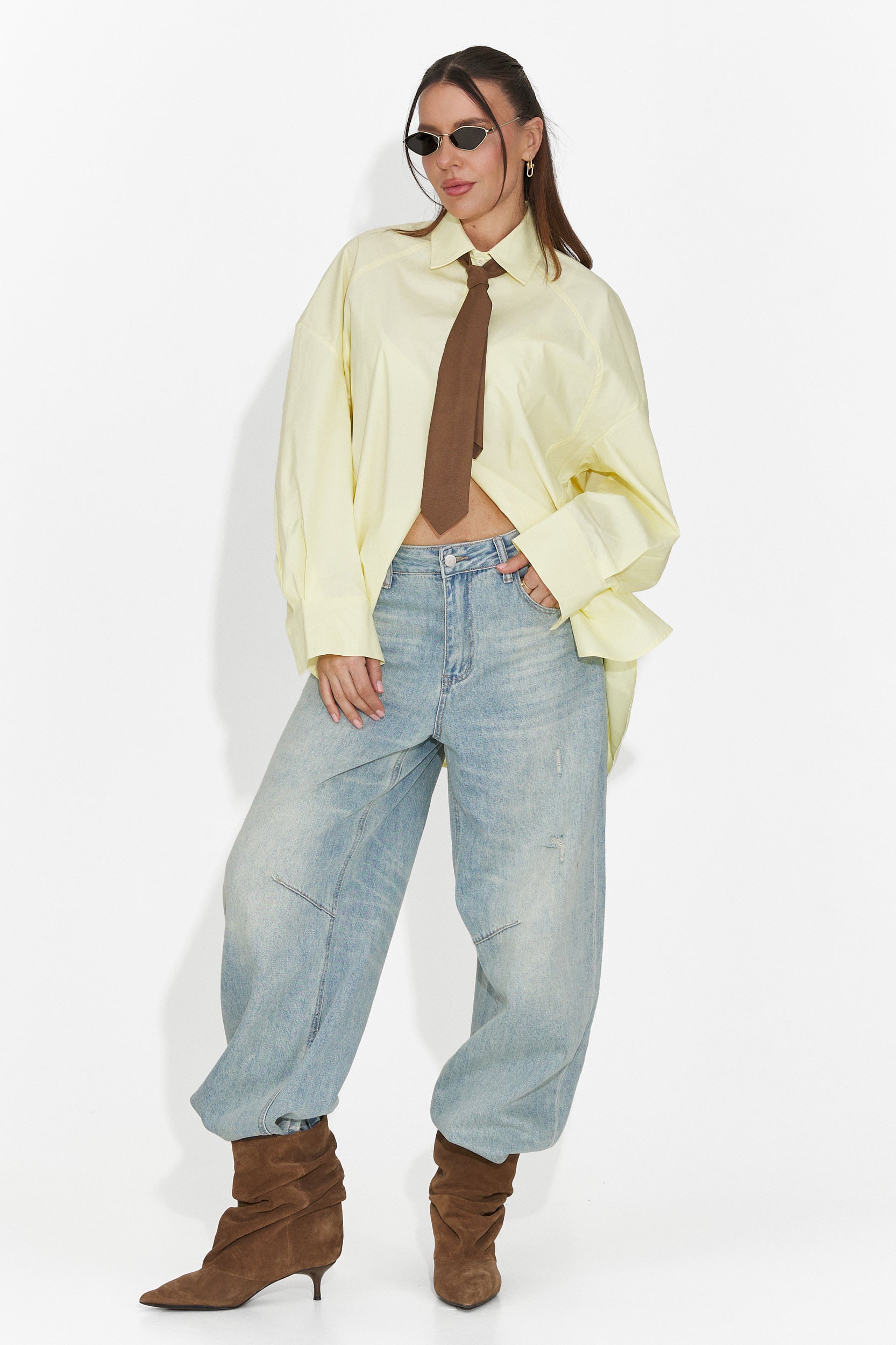 Кафява дамска вратовръзка Sindia Bogas