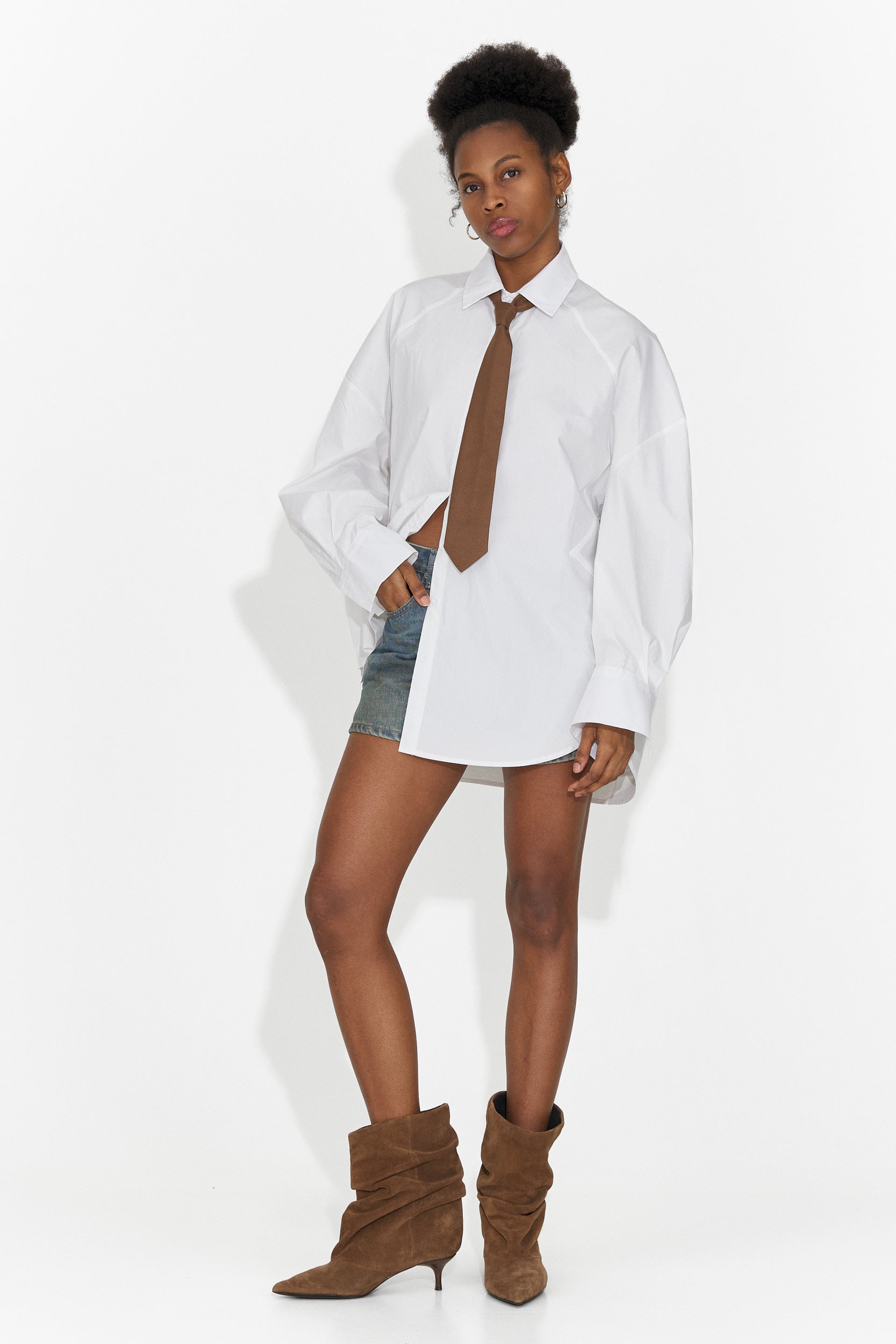 Кафява дамска вратовръзка Sindia Bogas