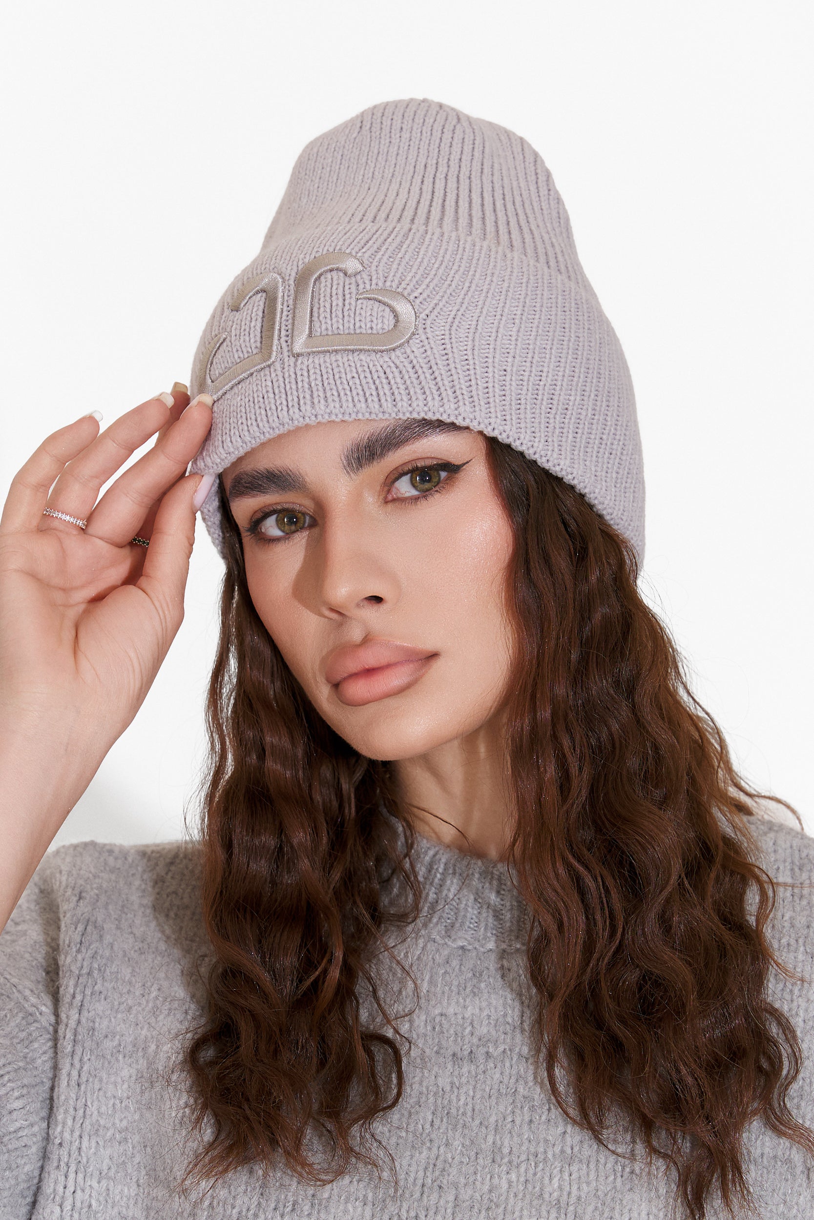 Сива дамска кежуал рокля Tausia Bogas