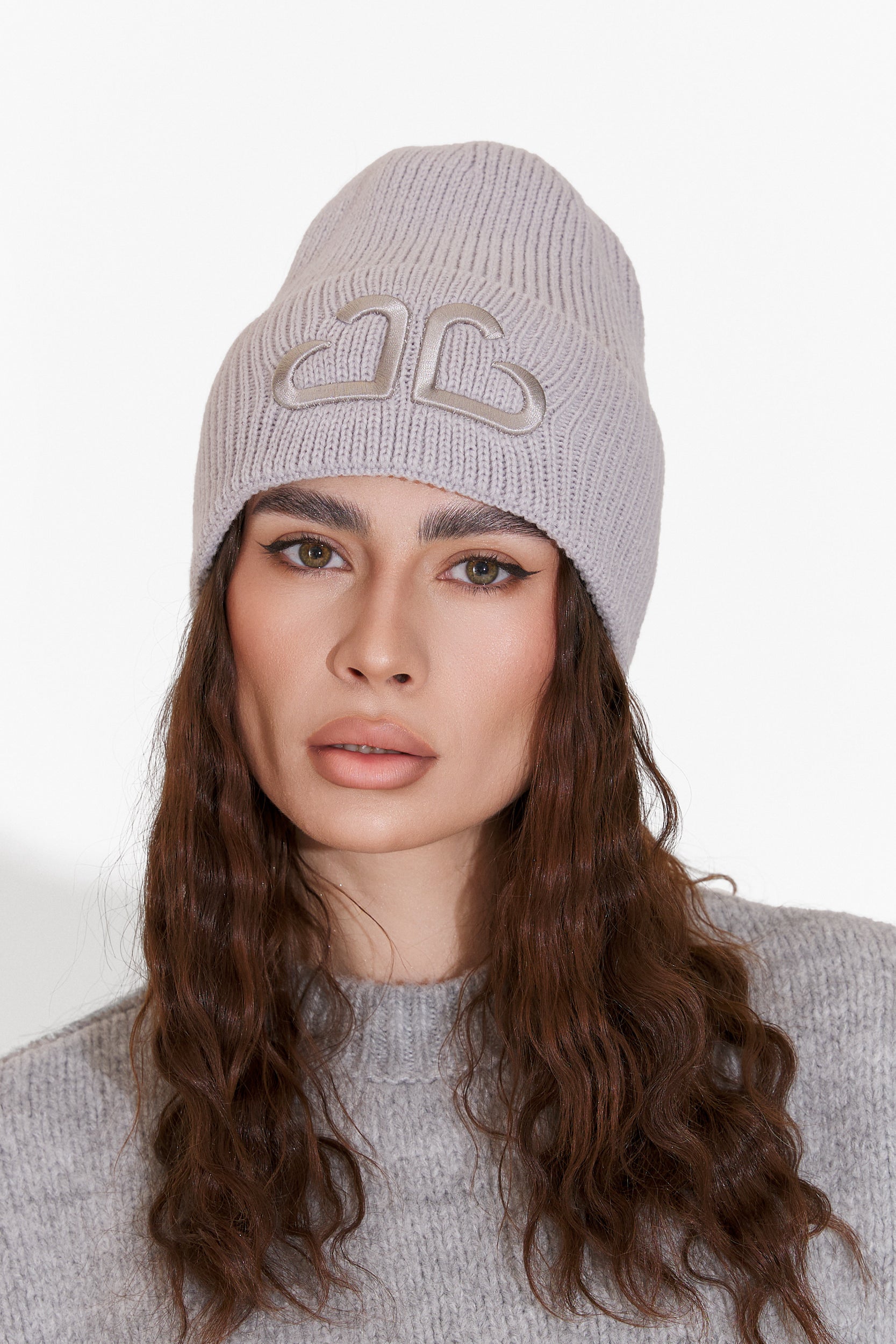 Сива дамска кежуал рокля Tausia Bogas