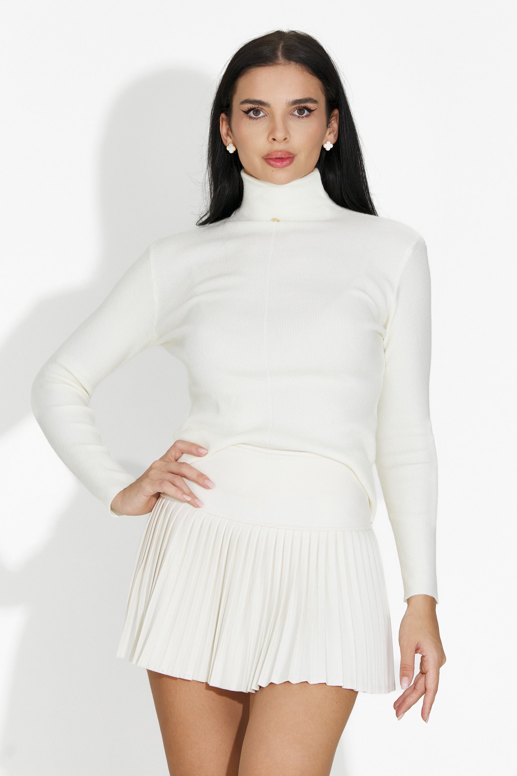 Дамска кежуал пола в бежово Nivara Bogas