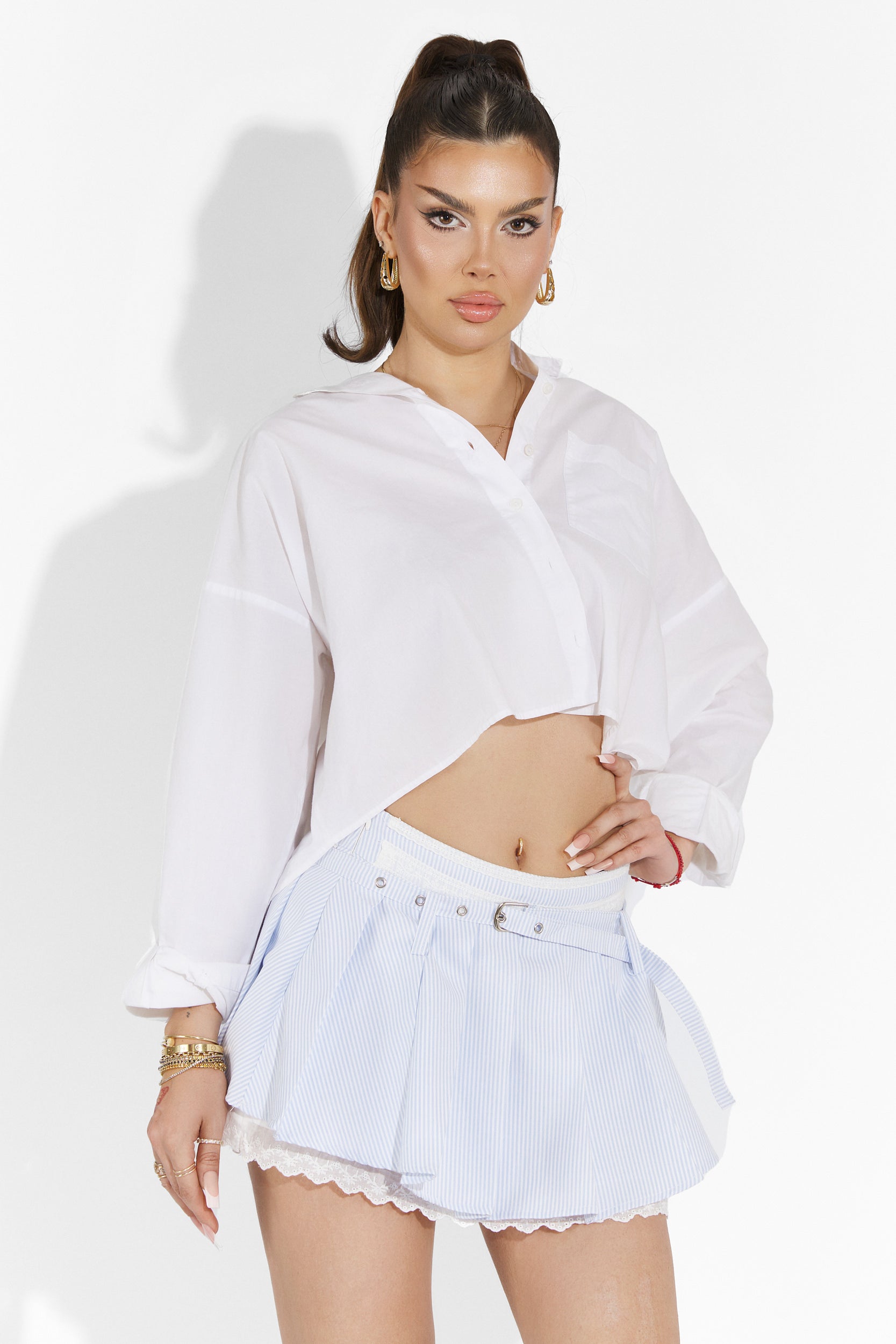 Дамска casual пола синя Boat Bogas