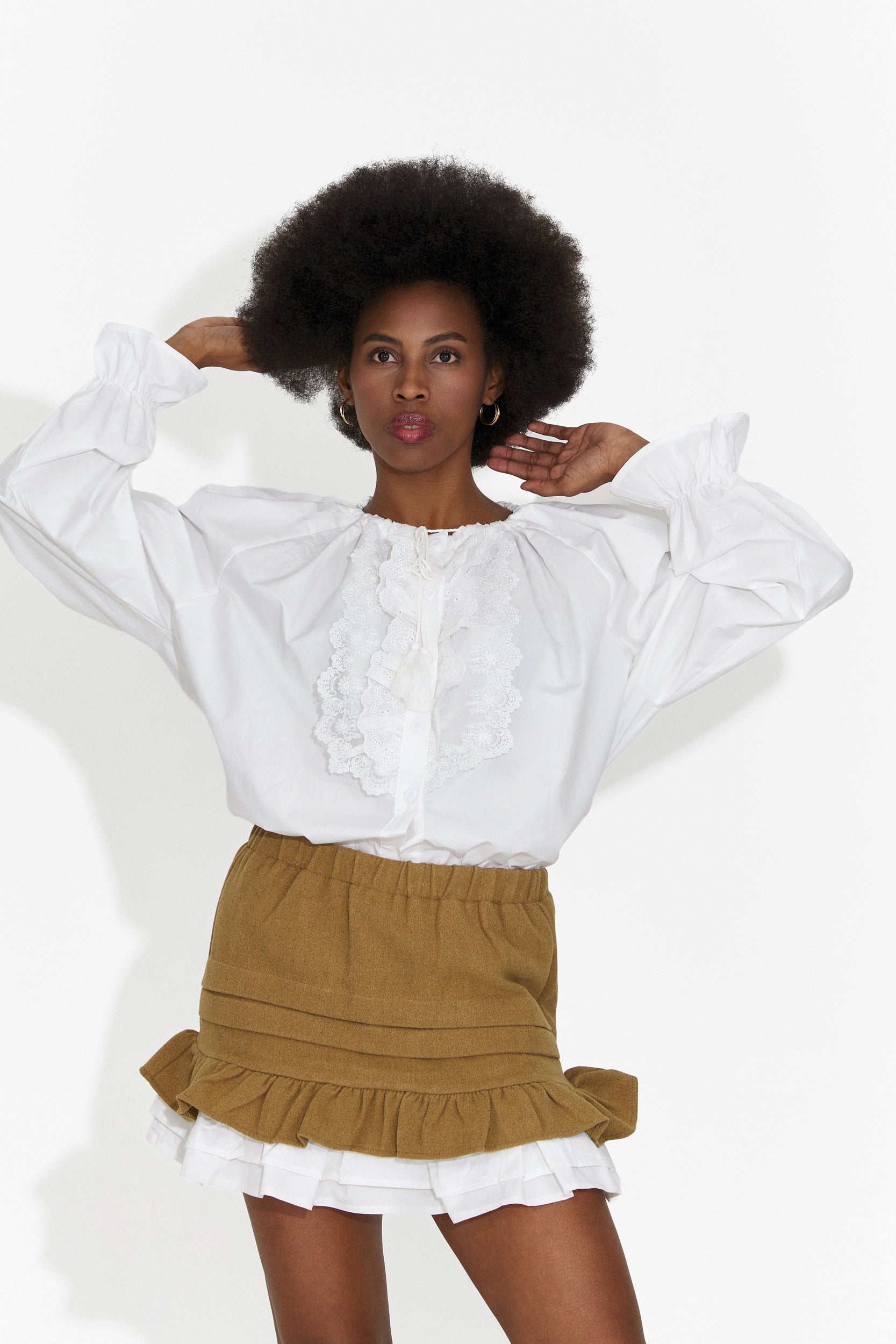 Хеления Богас Кежуал кафява пола за жени