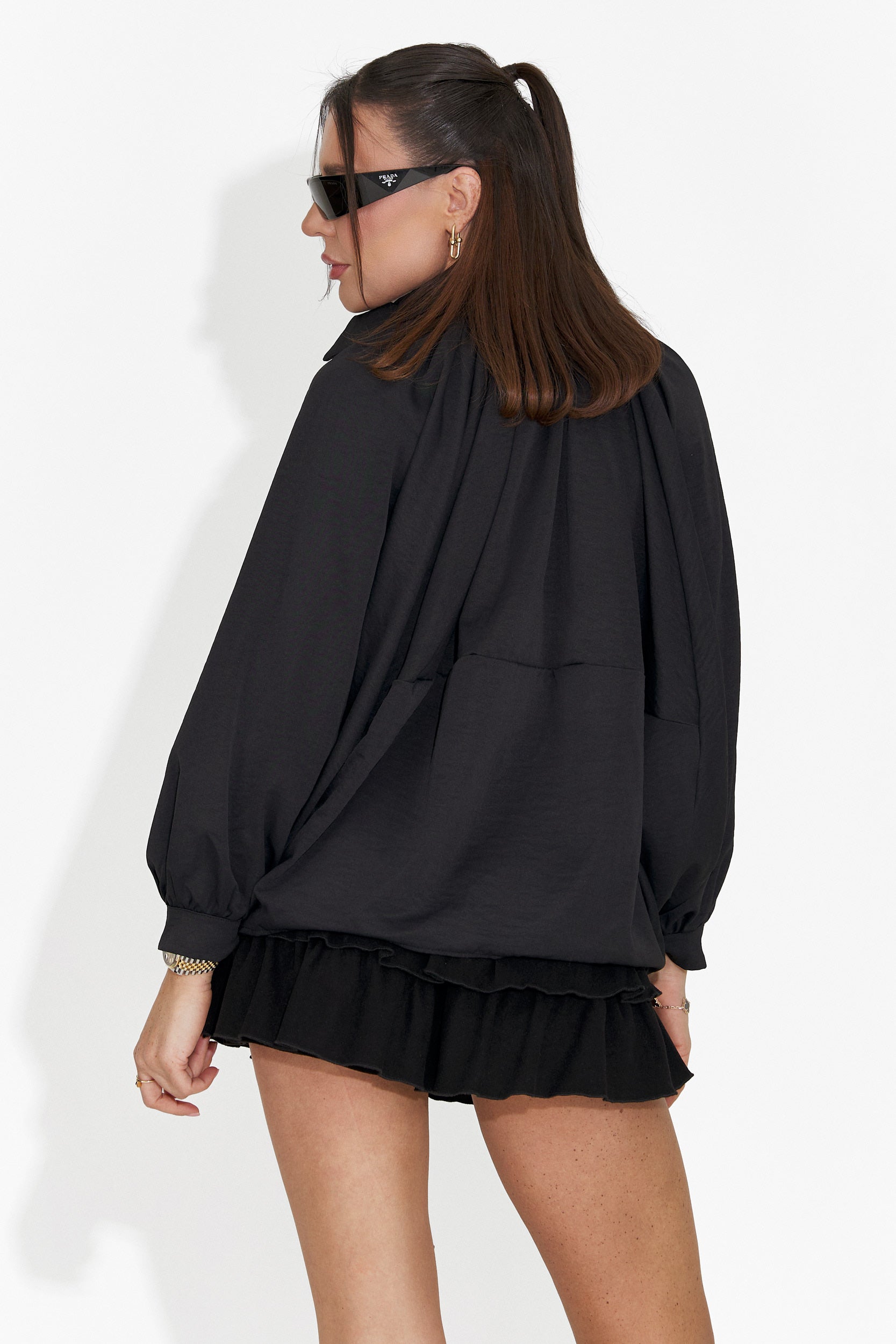 Черна ежедневна дамска пола Nathaly Bogas