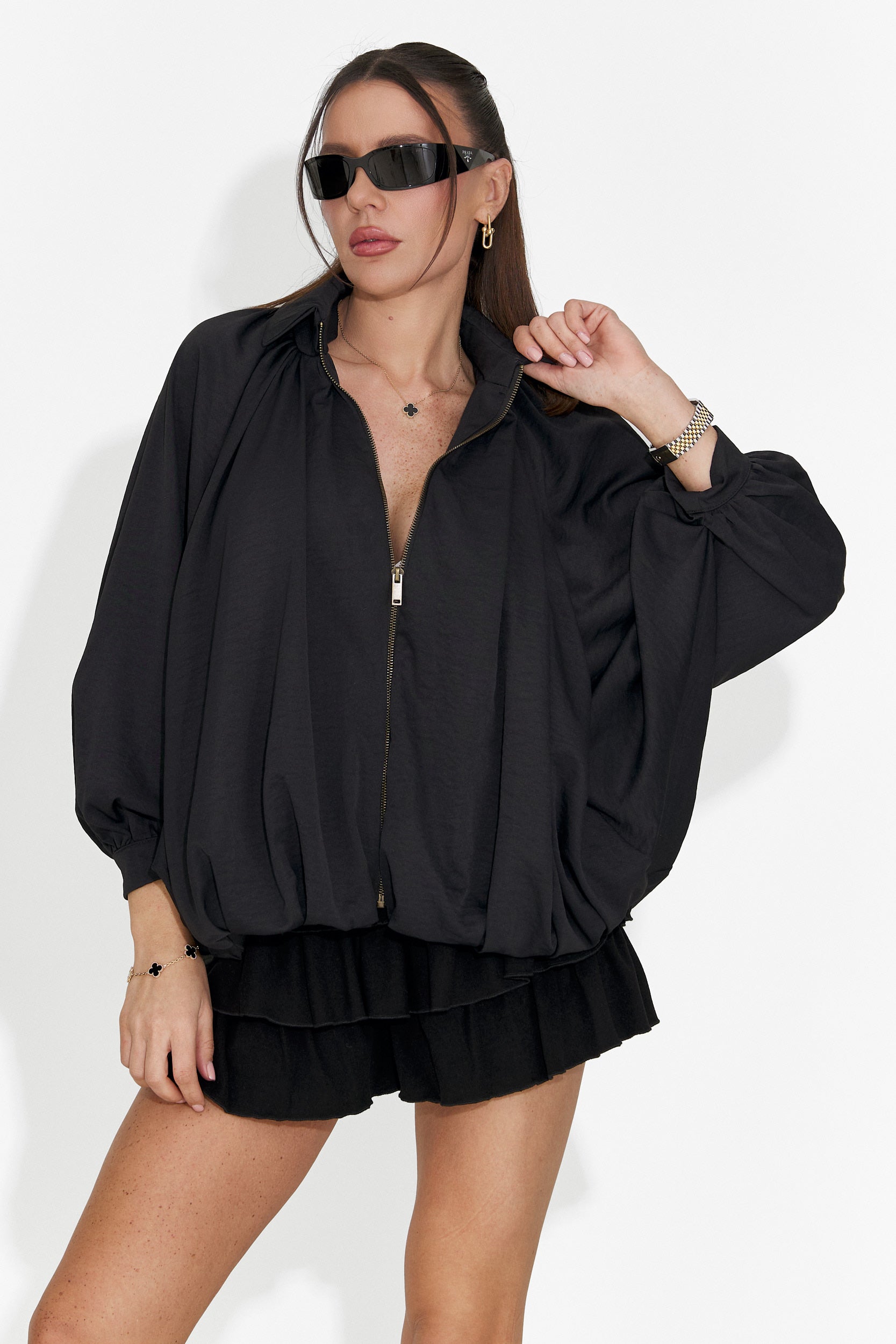 Черна ежедневна дамска пола Nathaly Bogas