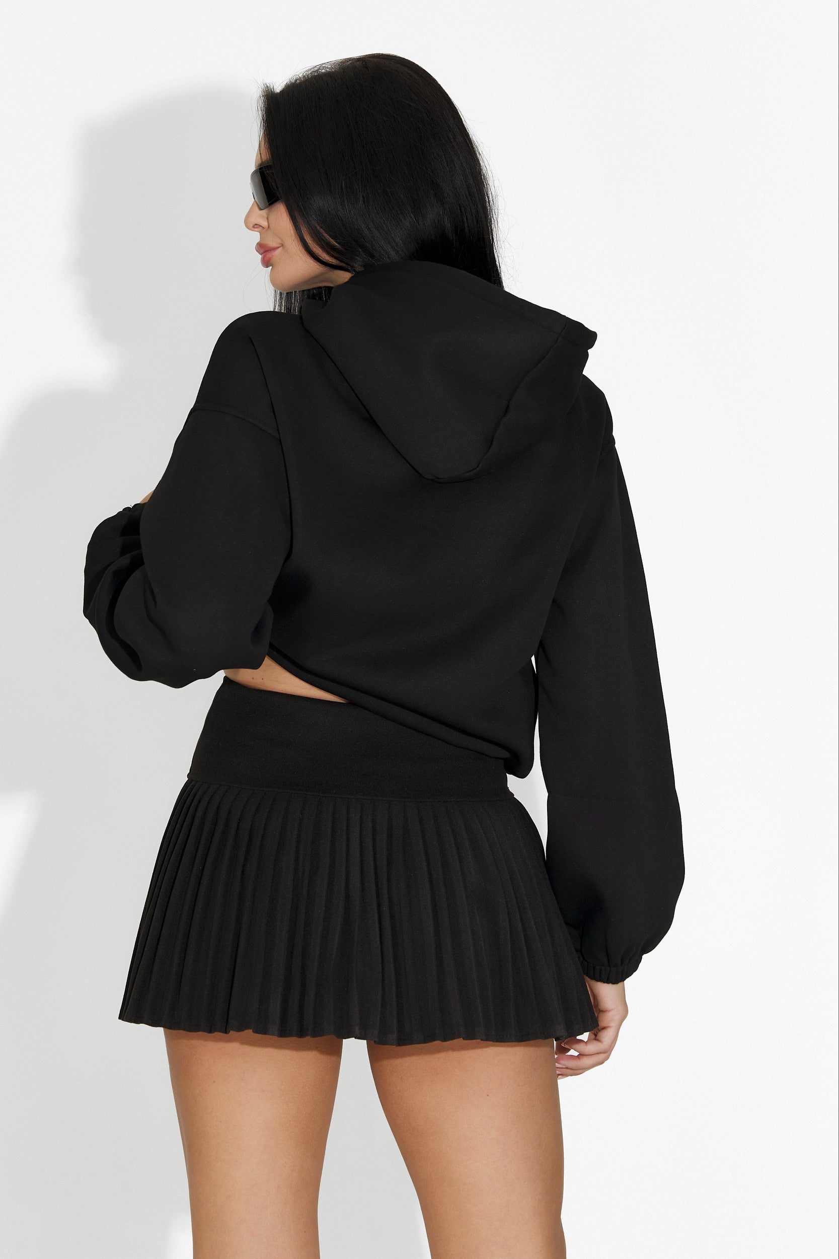 Черна дамска рокля Nivara Bogas в ежедневен стил