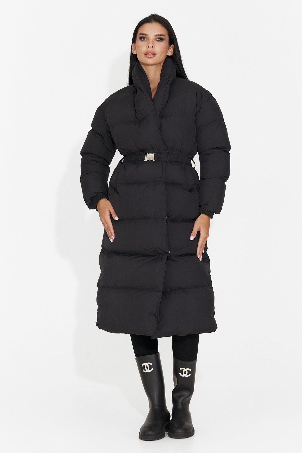 Geaca casual neagra Pranenoena Bogas