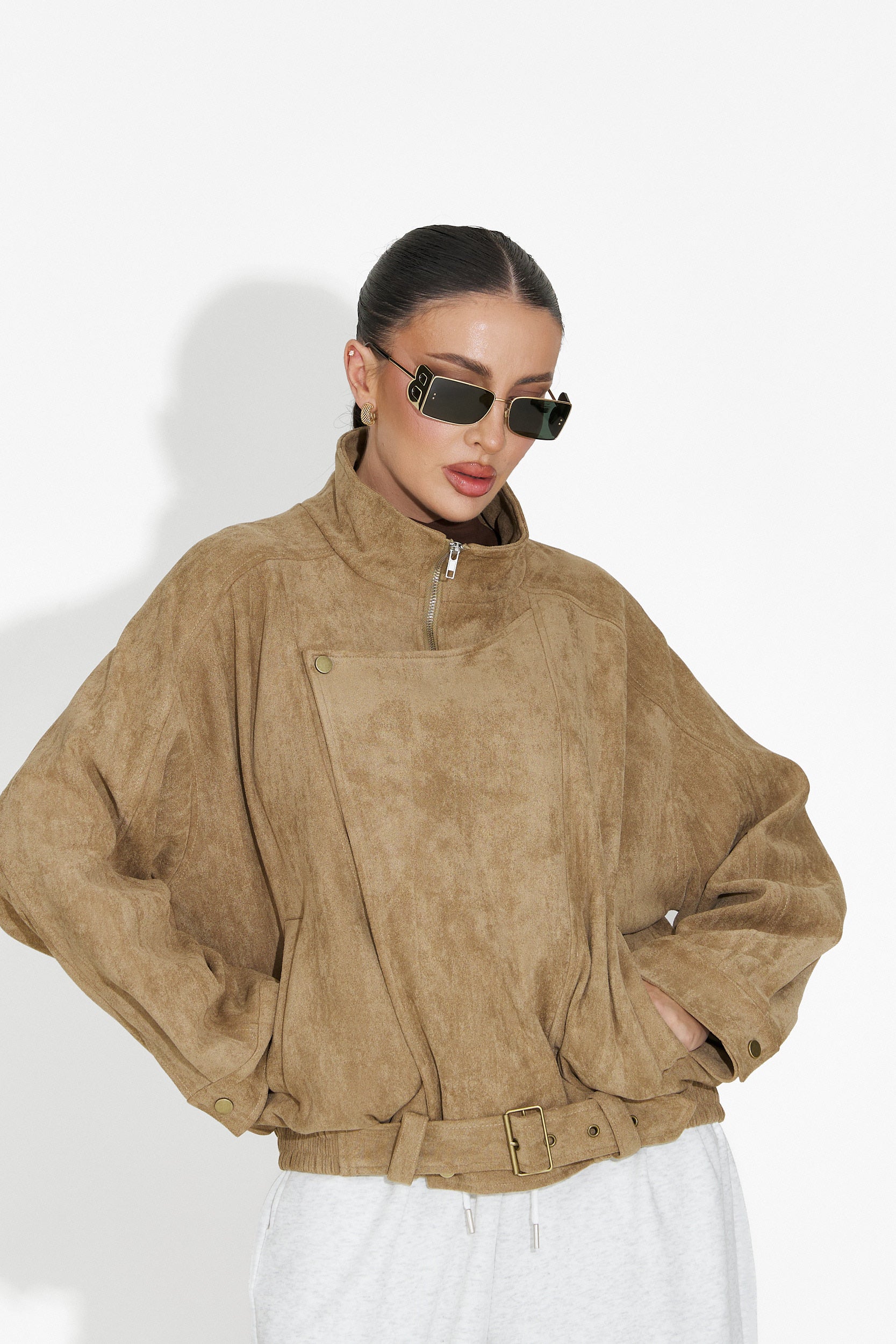 Дамско кежуал бежово яке Ismoria Bogas