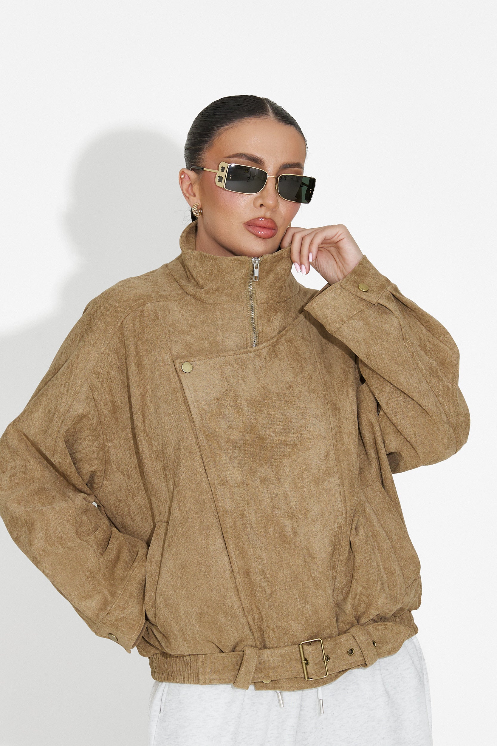 Дамско кежуал бежово яке Ismoria Bogas