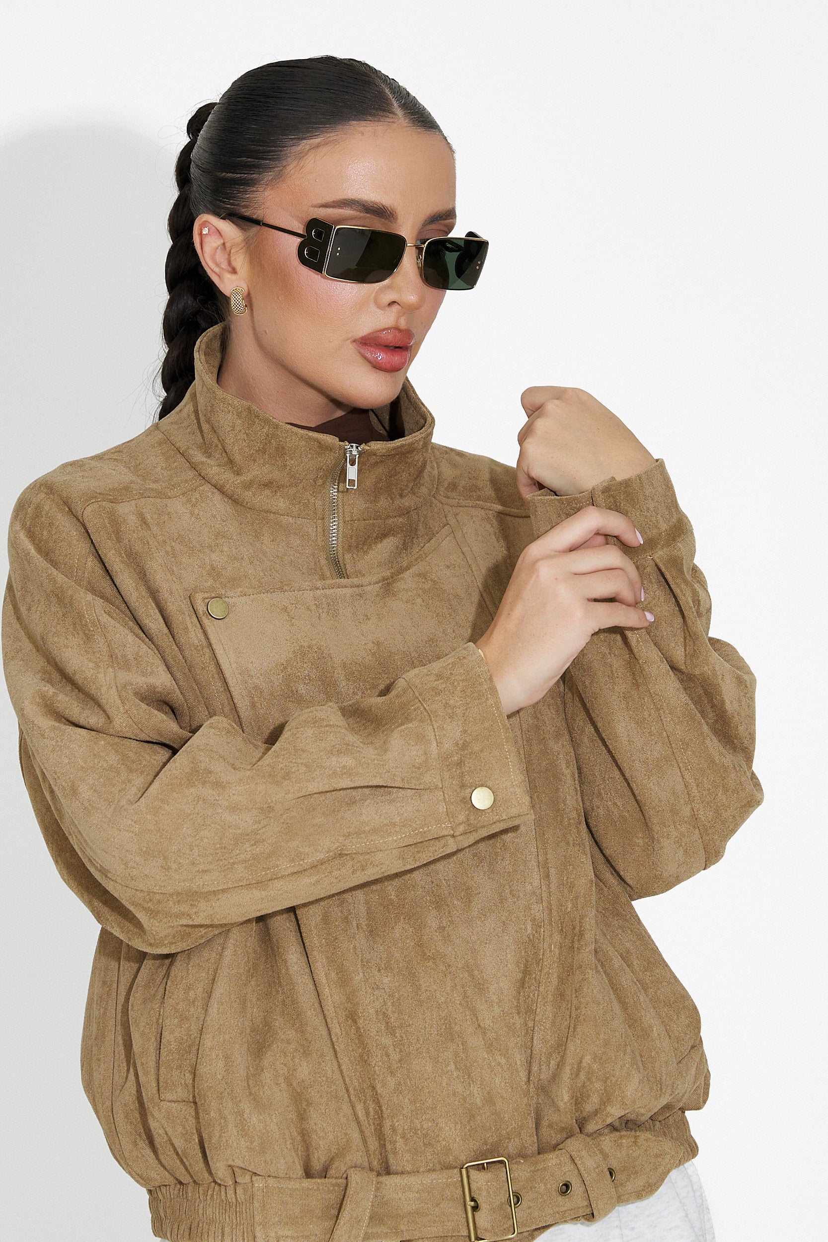 Дамско кежуал бежово яке Ismoria Bogas