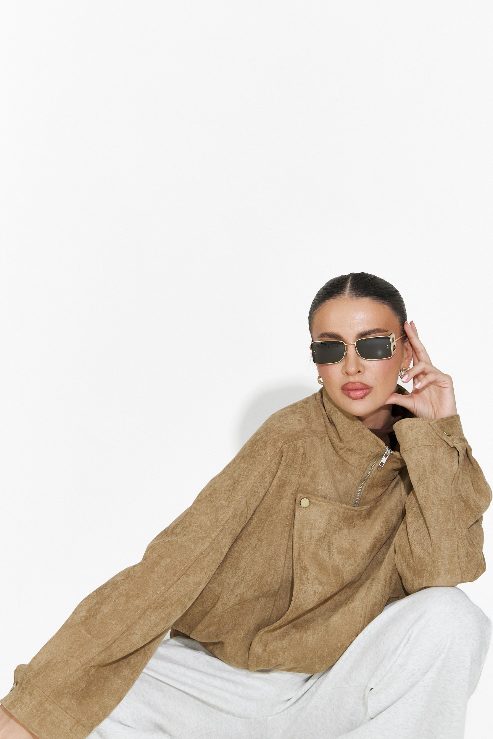 Дамско кежуал бежово яке Ismoria Bogas