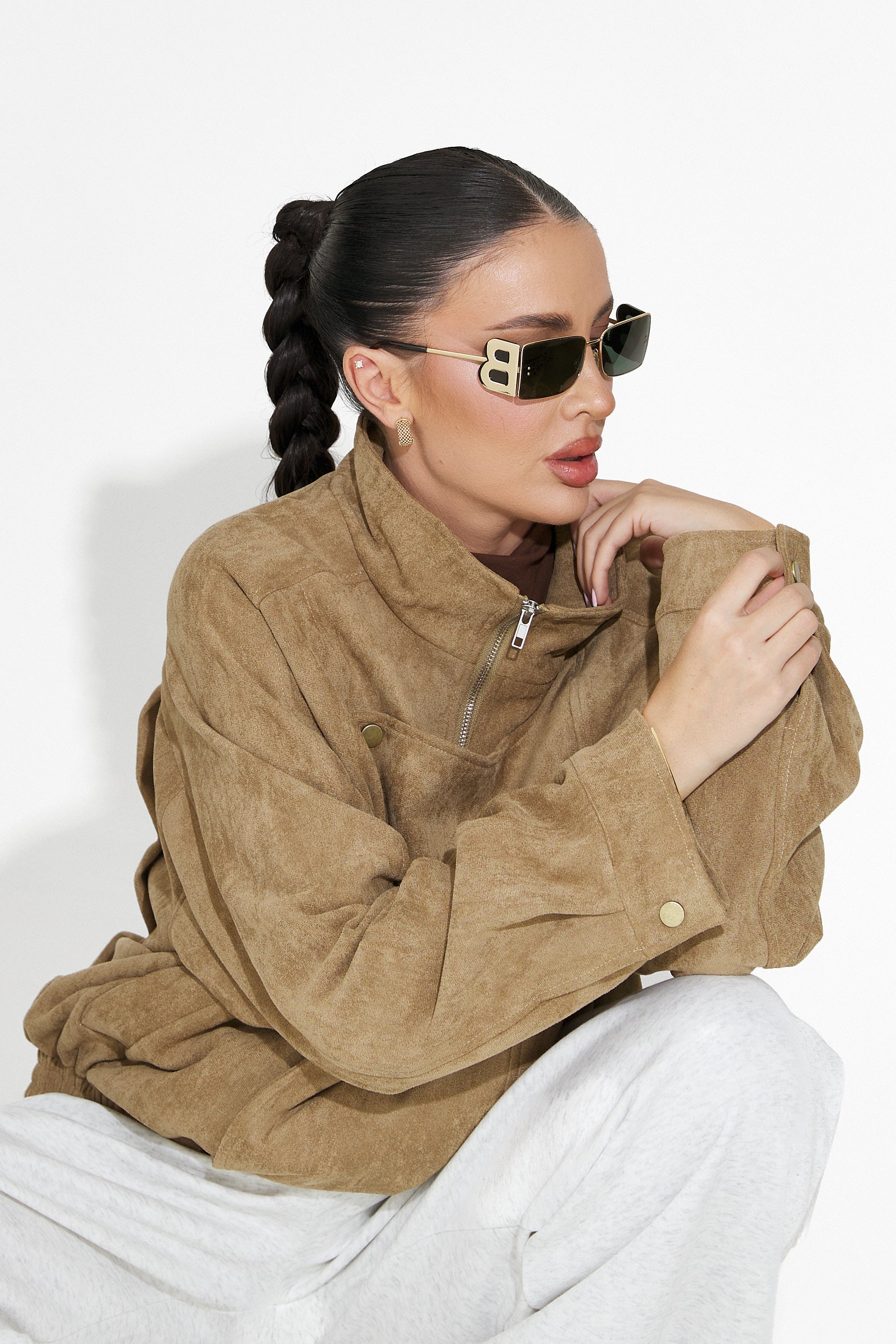 Дамско кежуал бежово яке Ismoria Bogas