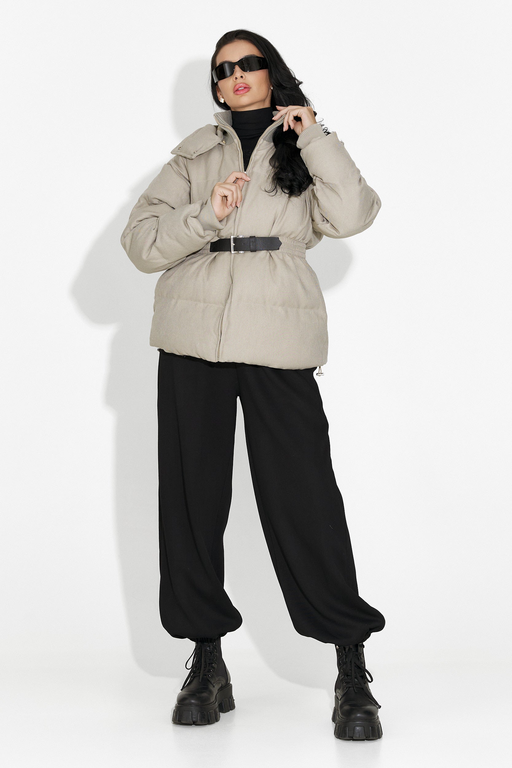 Сиво дамско спортно яке Savrina Bogas