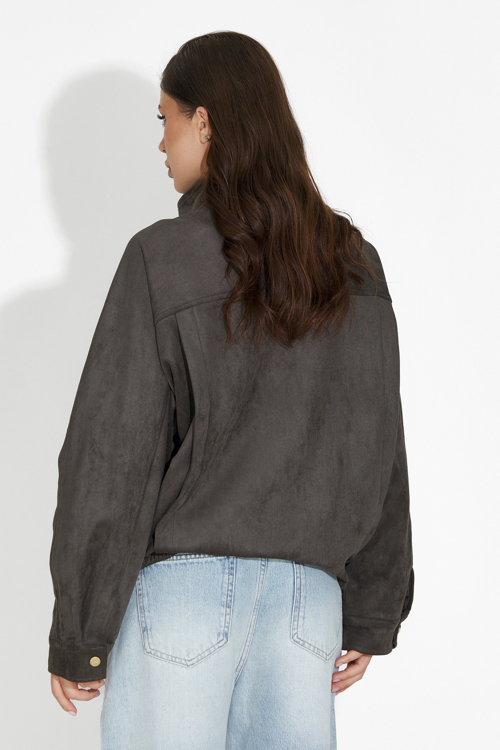 Дамско кежуал сиво яке Ismoria Bogas