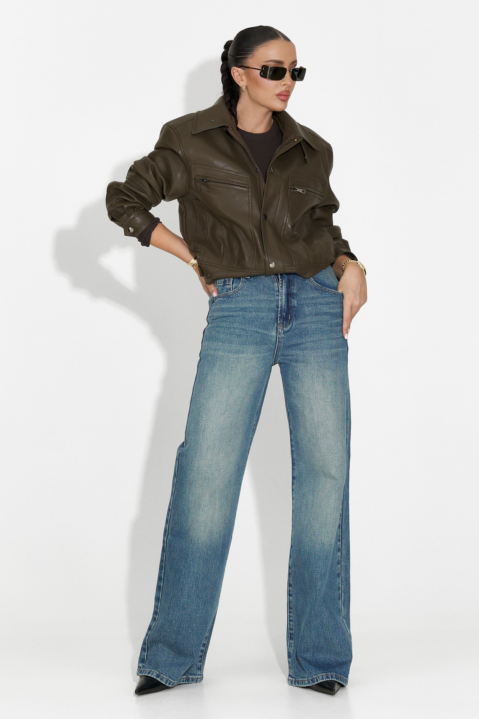 Каки дамско спортно яке Giselia Bogas