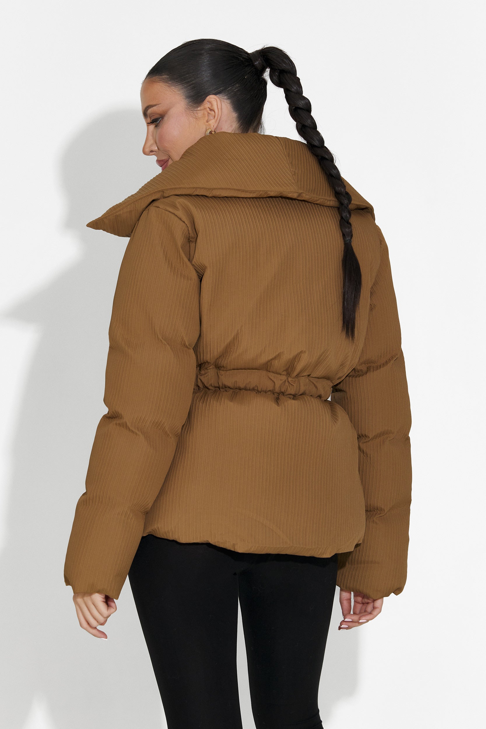 Кафяво дамско кежуал яке Eonica Bogas