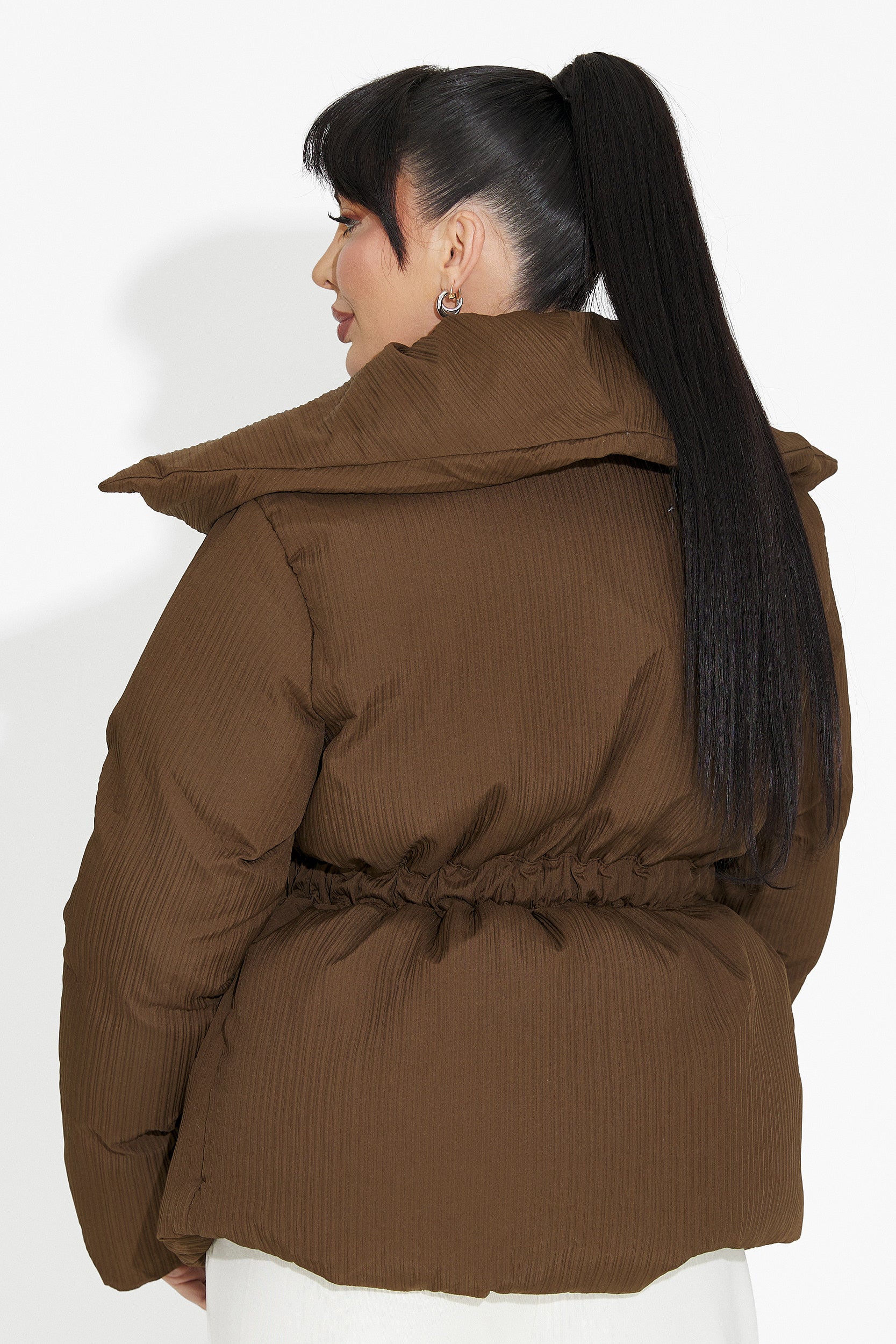 Дамско ежедневно яке кафяво Kenyra Bogas