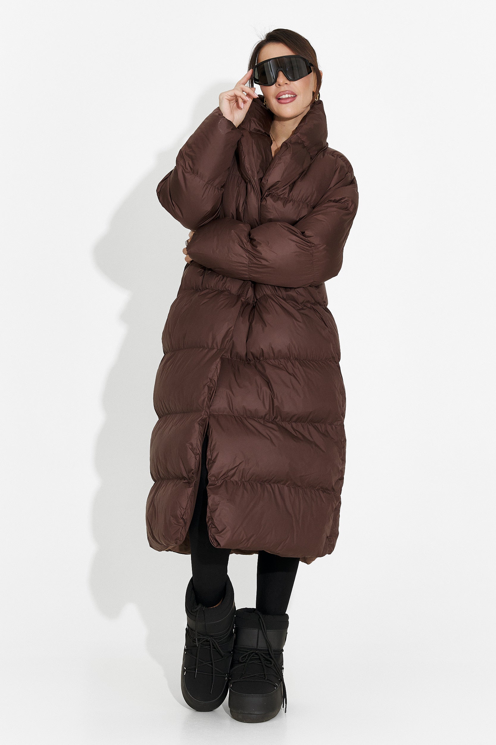 Кафяво дамско ежедневно яке Kisalia Bogas