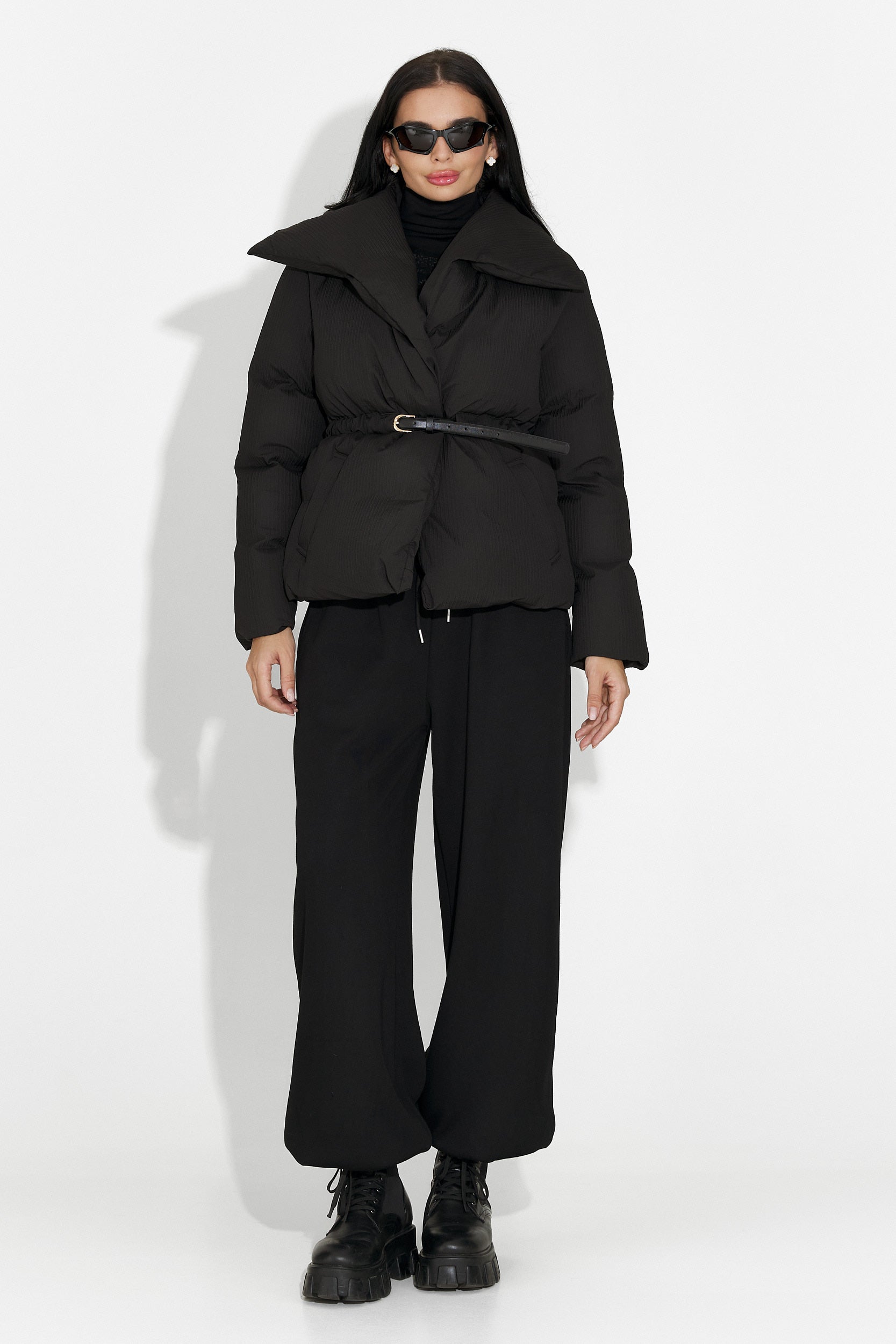 Черно дамско спортно яке Eonica Bogas