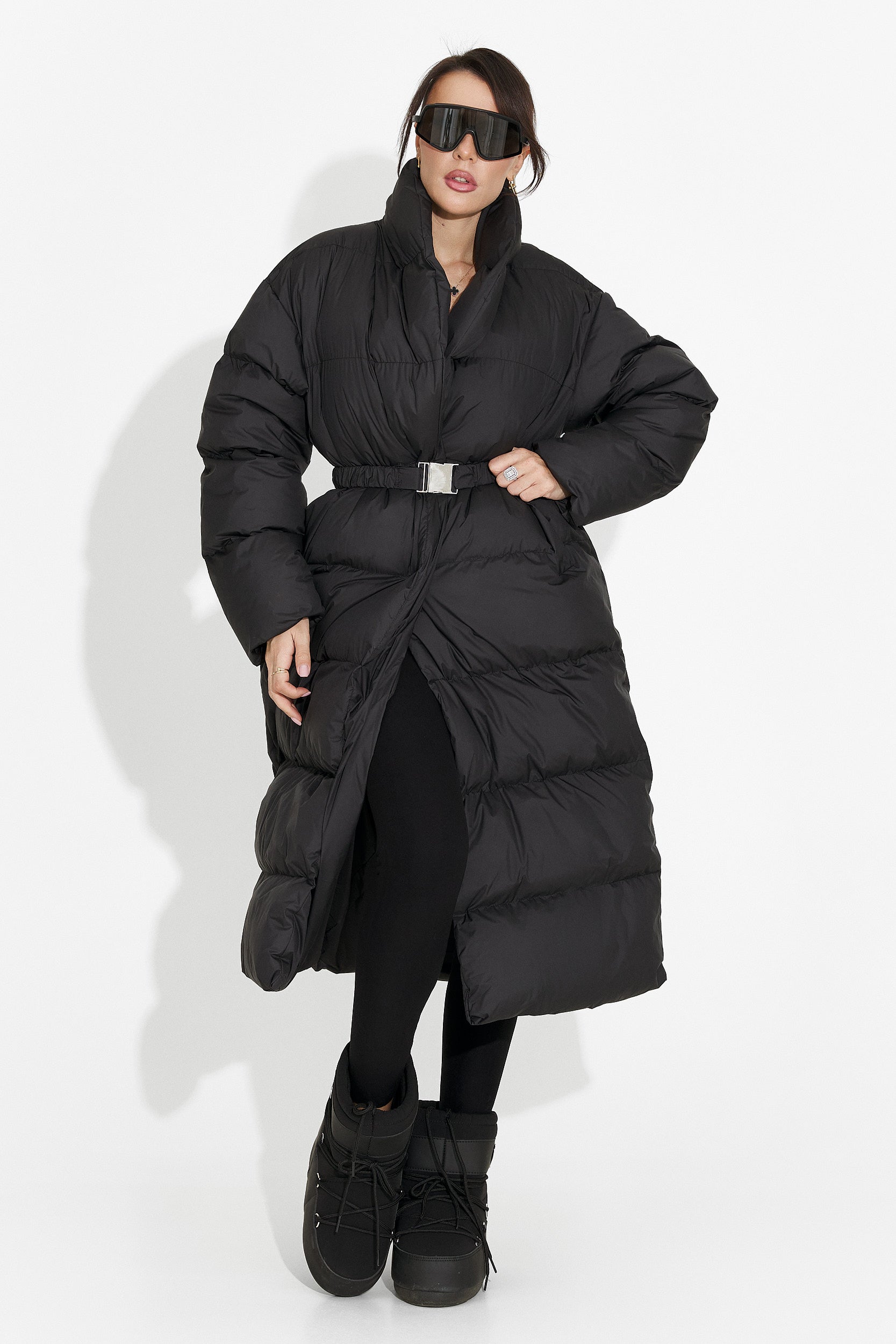 Дамско черно ежедневно яке Kisalia Bogas