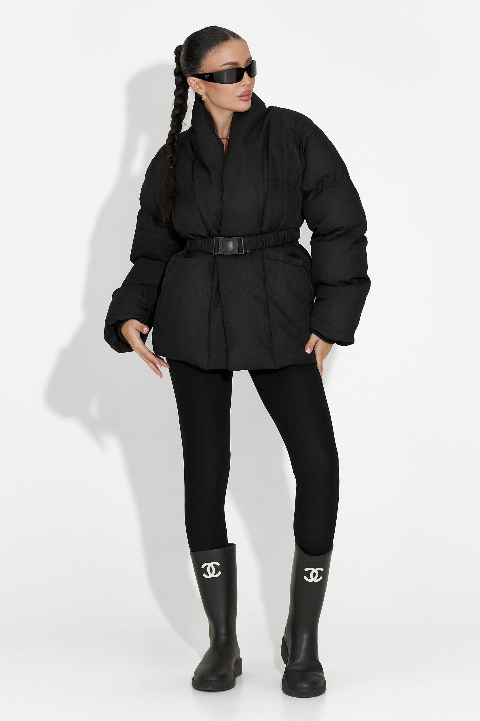 Черно дамско яке Kathea Bogas