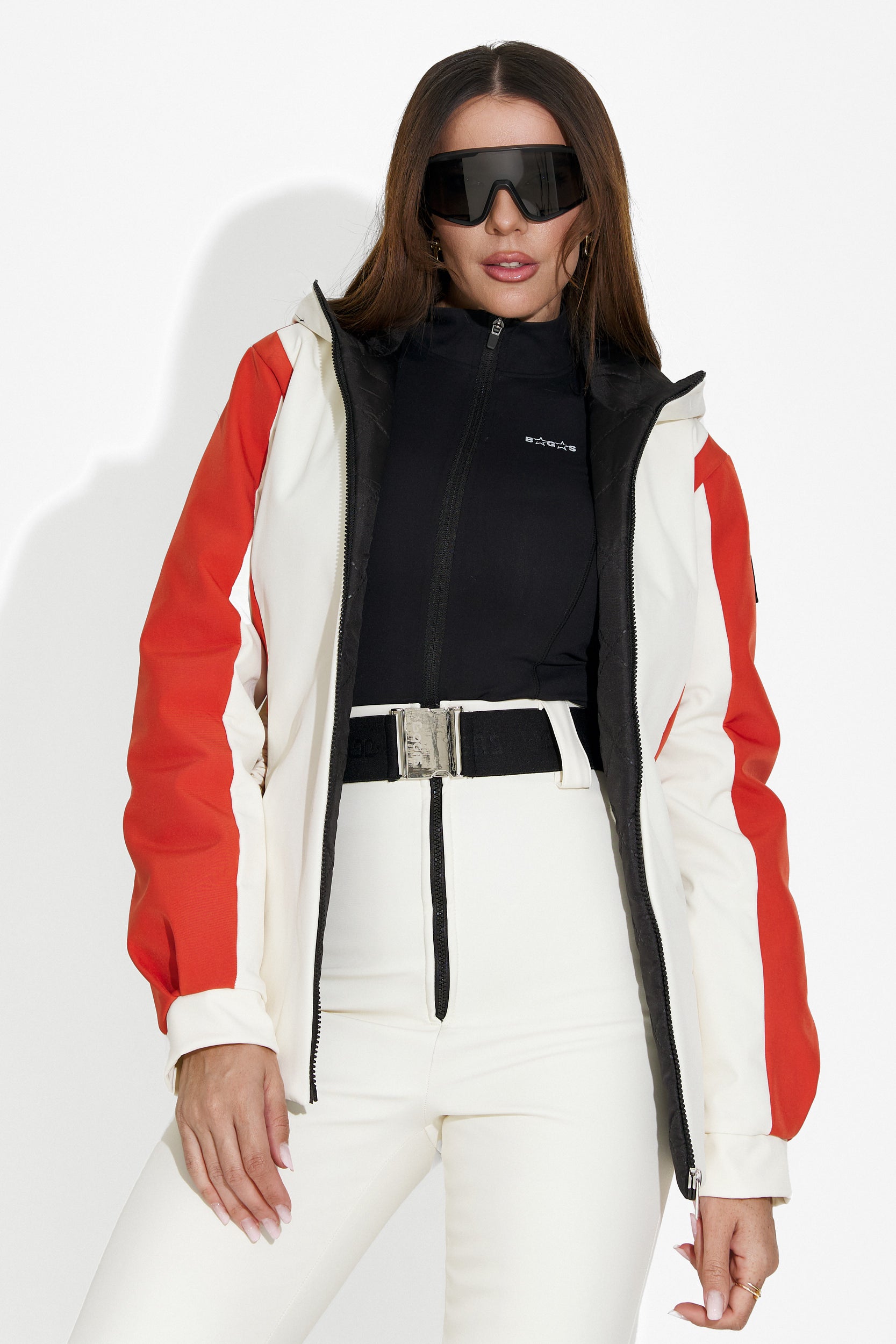 Ски яке за дами в бежово Quinta Bogas