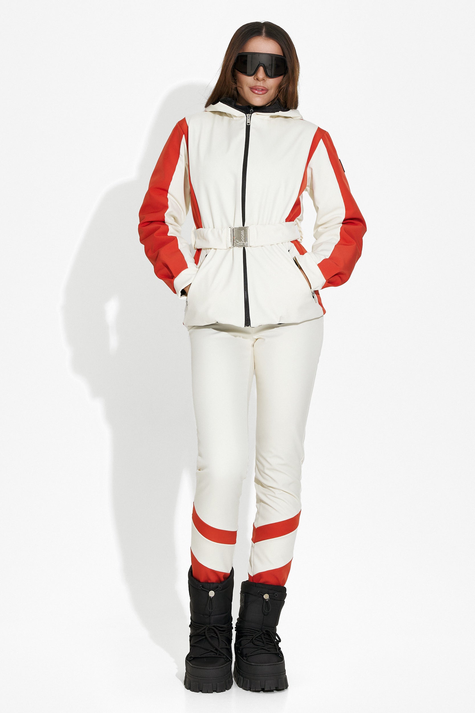 Ски яке за дами в бежово Quinta Bogas