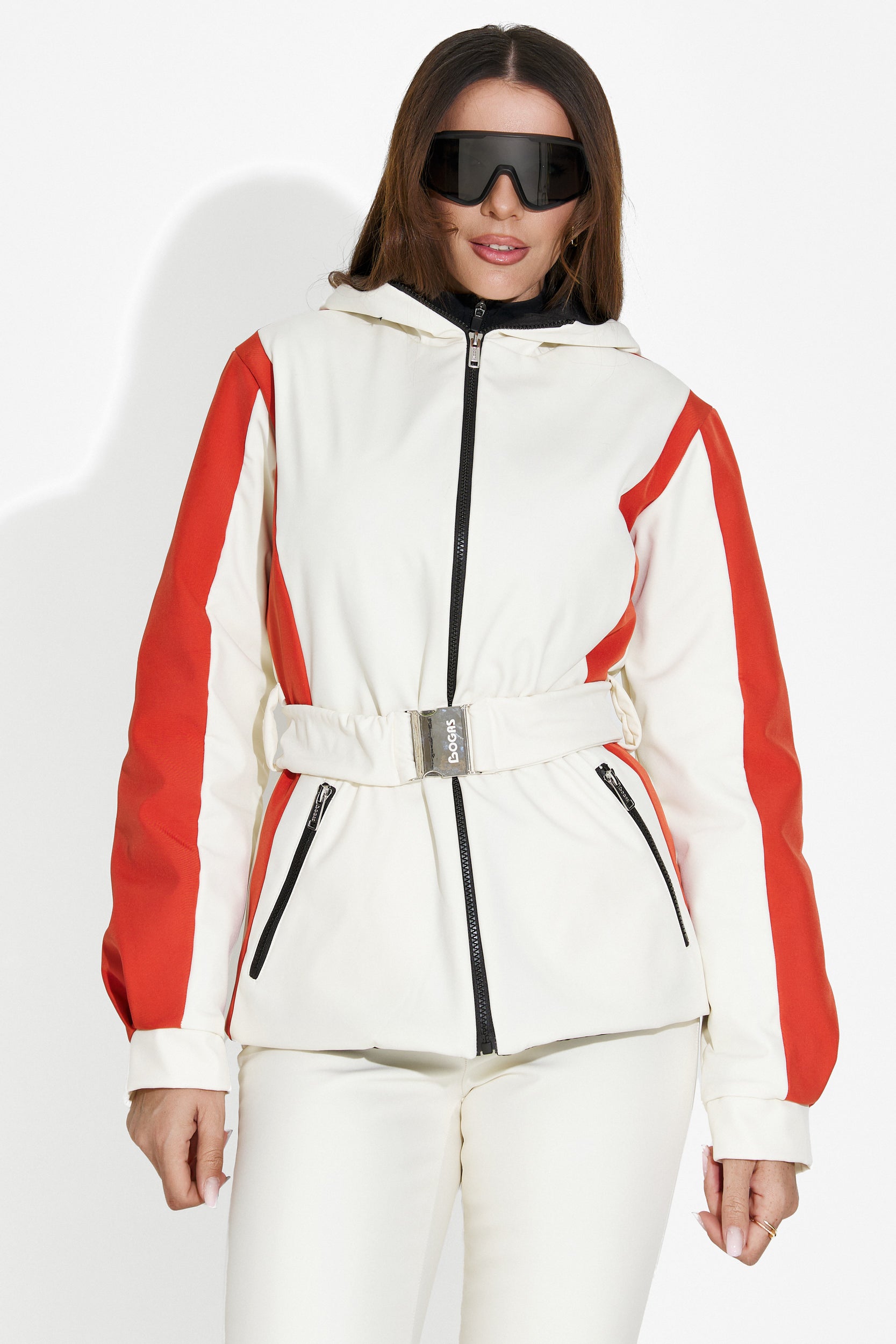 Ски яке за дами в бежово Quinta Bogas