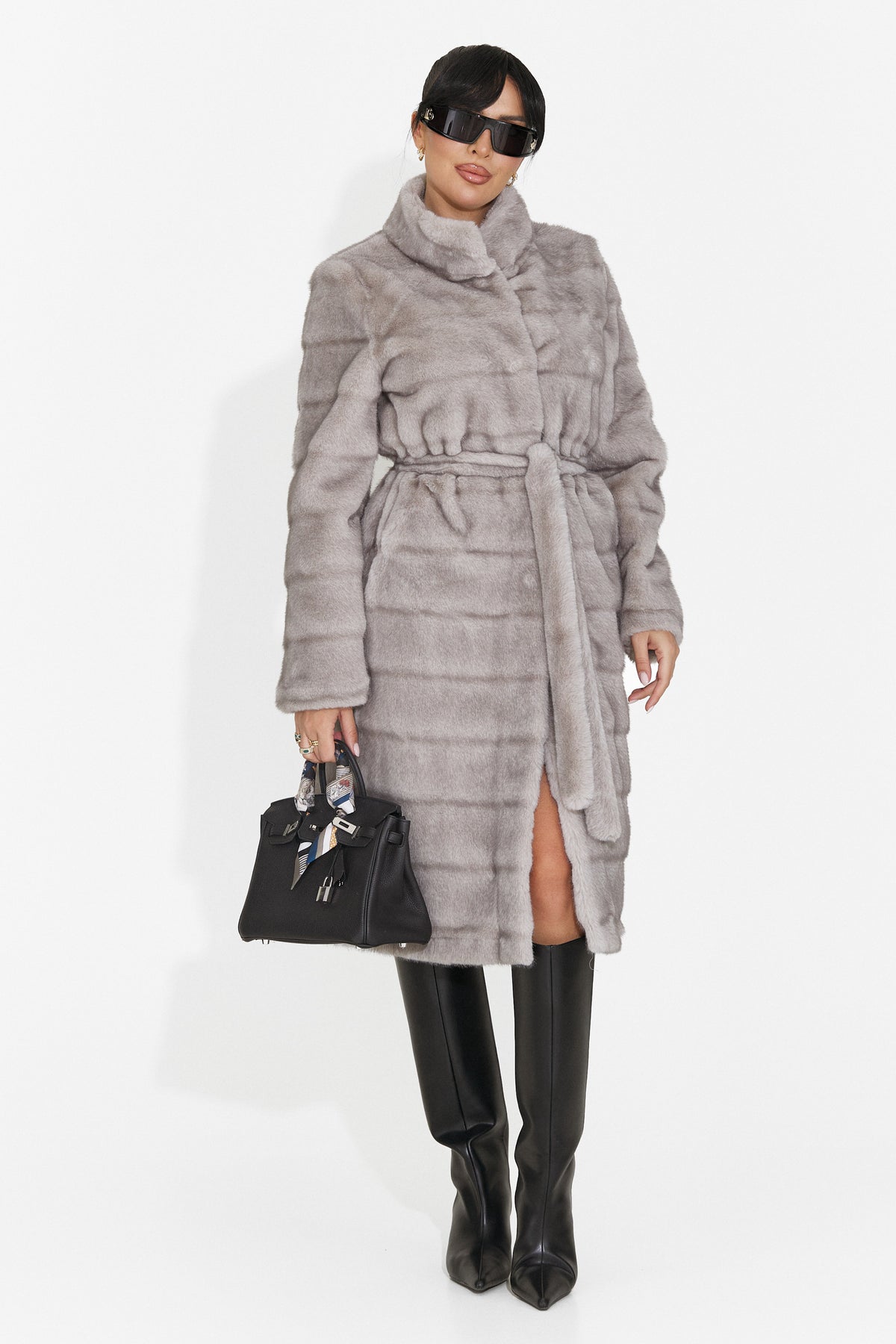Haina de blana eleganta gri Sesmiela Bogas