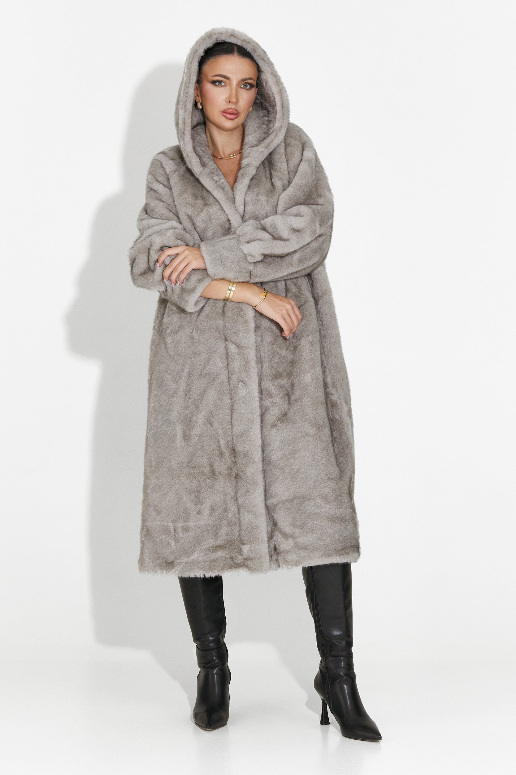 Сиво козино яке от Pluvina Bogas