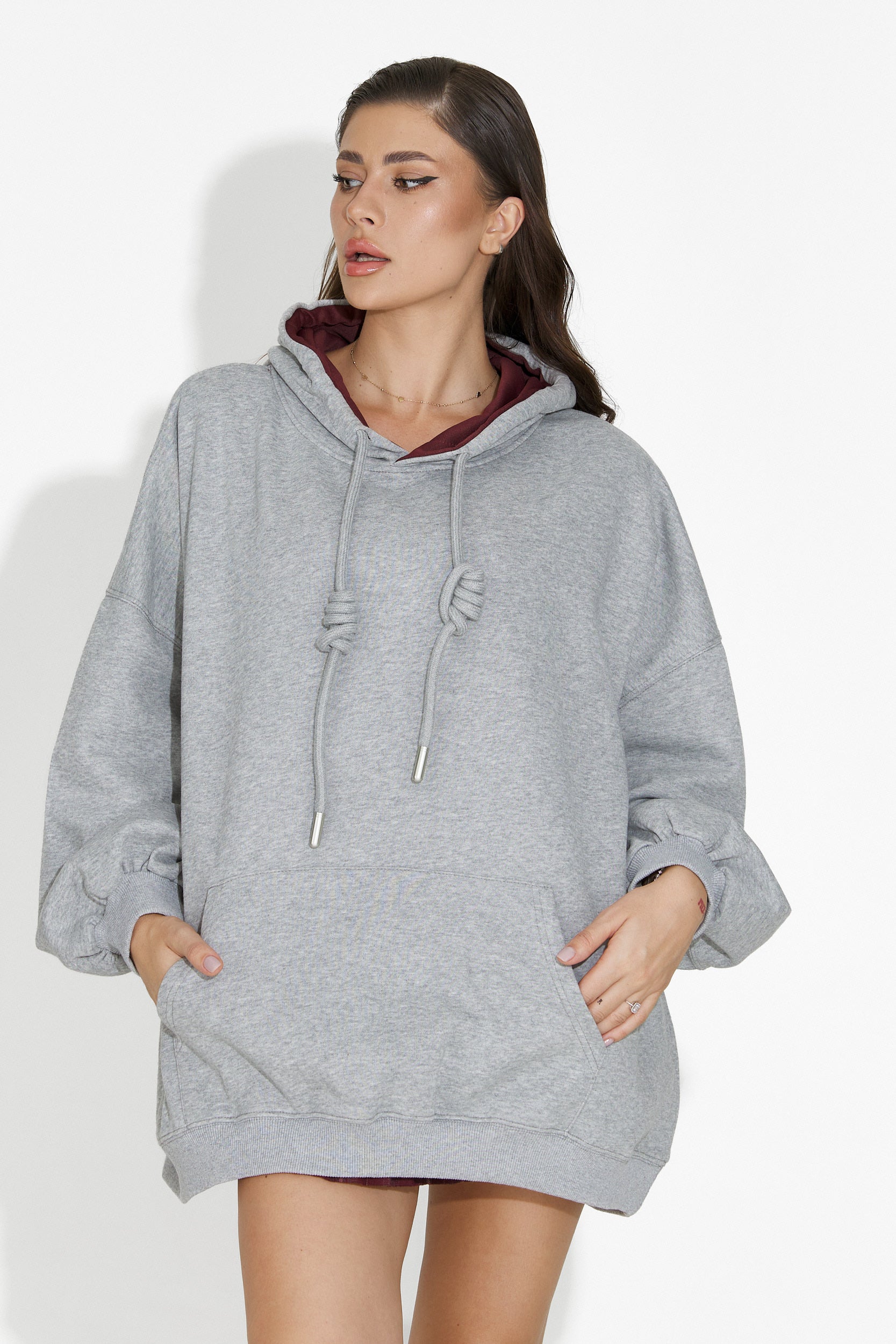 Дамско спортно сиво яке Noblesa Bogas