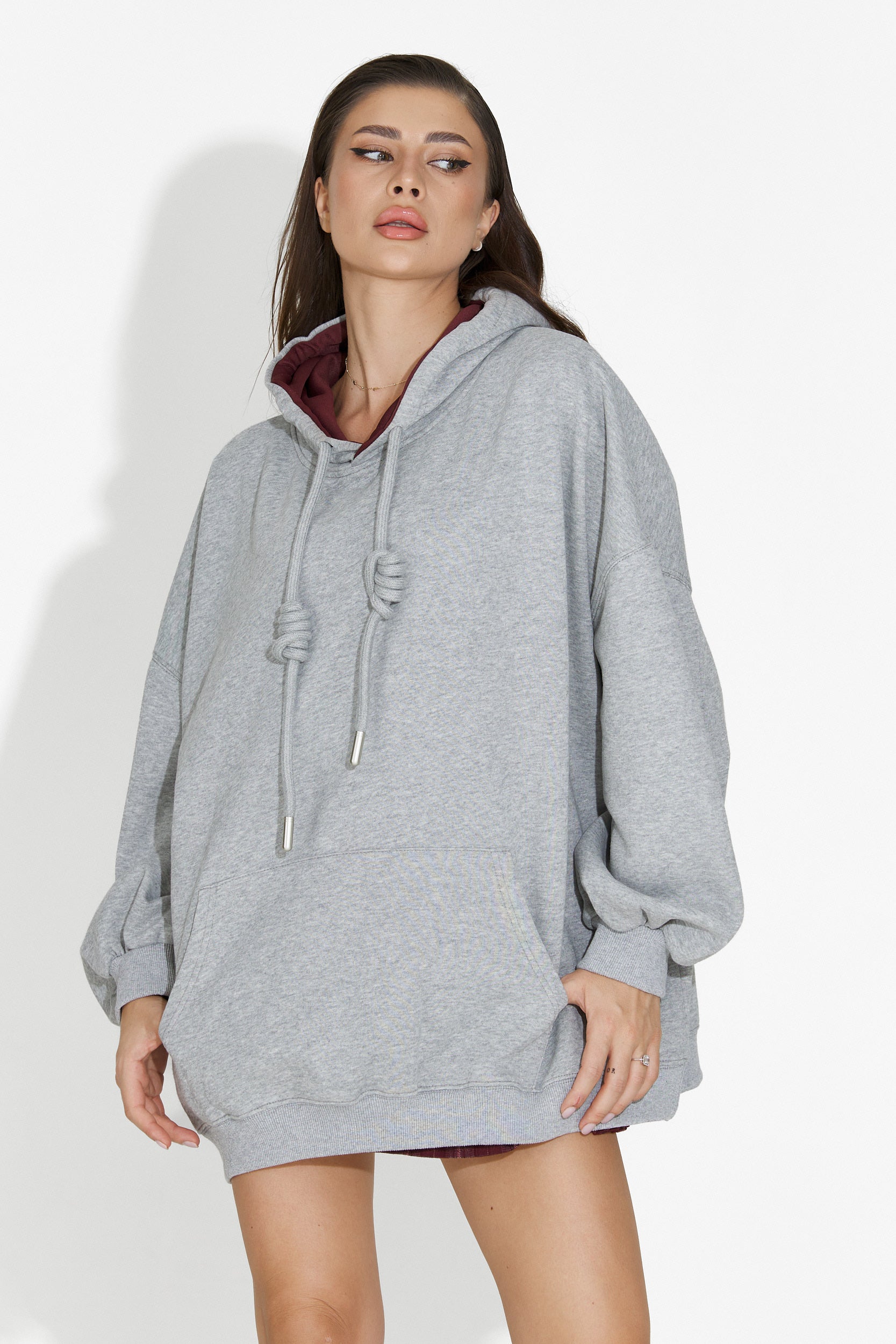 Дамско спортно сиво яке Noblesa Bogas