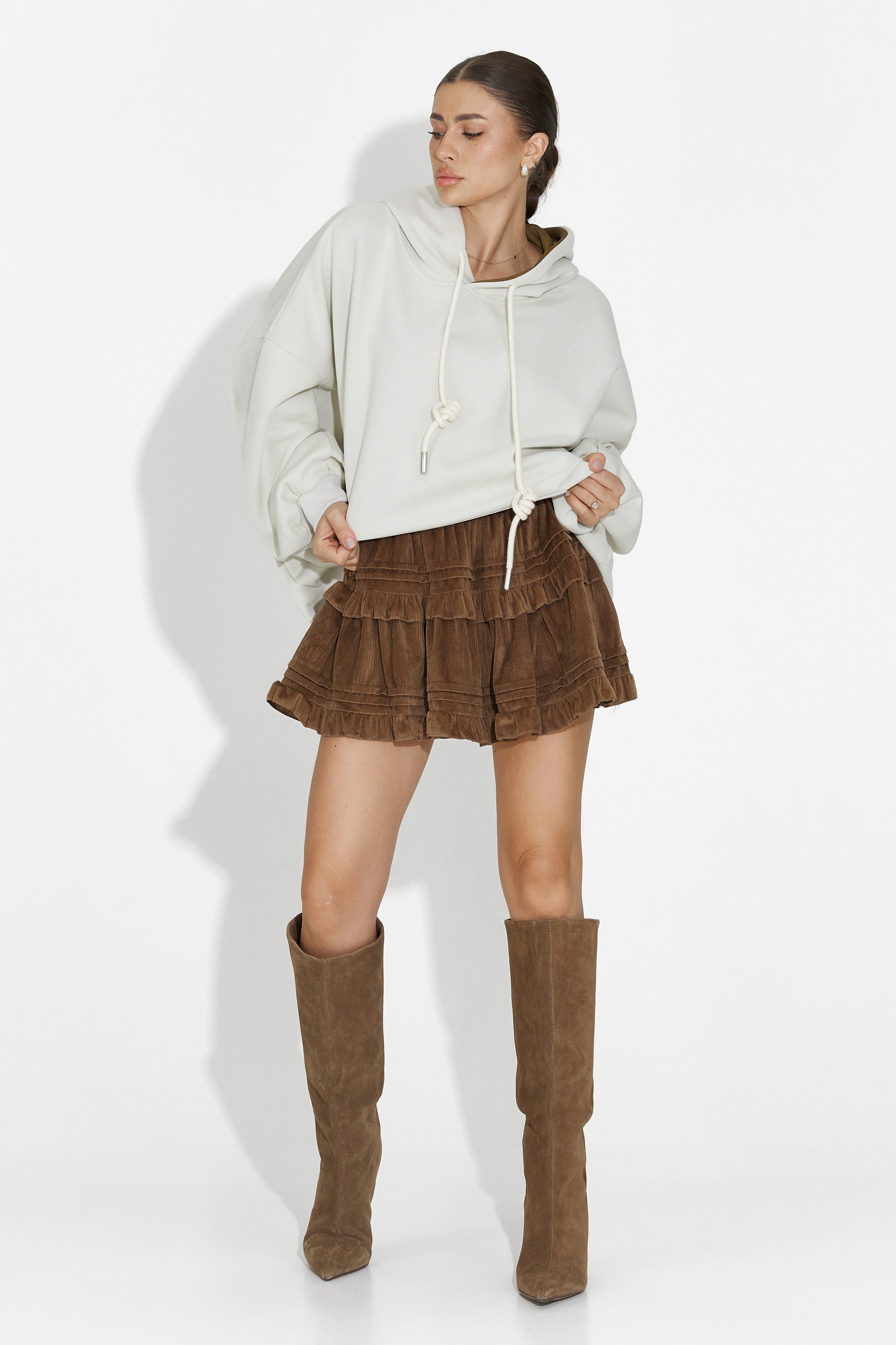 Дамско спортно яке в каки Noblesa Bogas