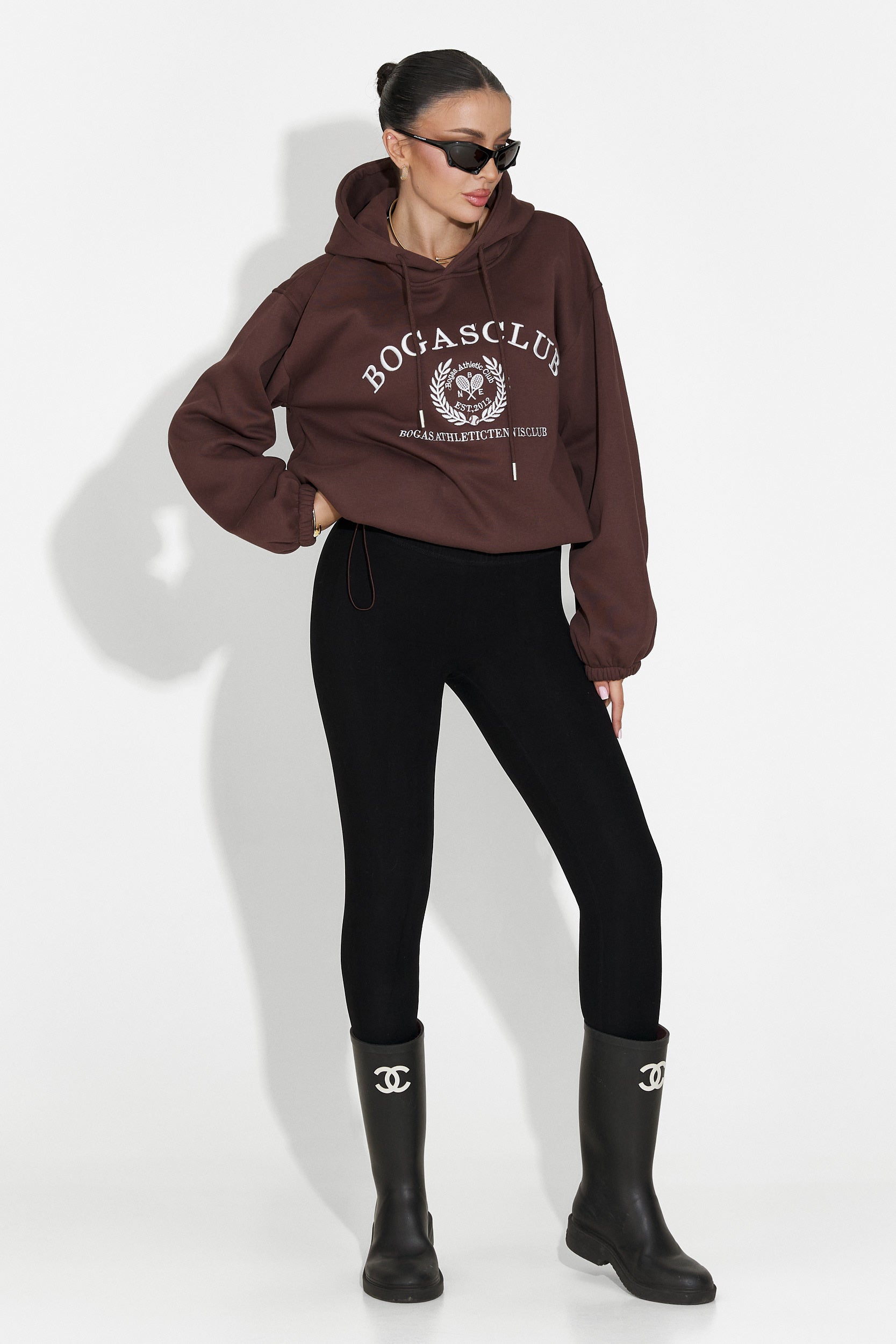 Кафяво дамско спортно яке Rinalis Bogas