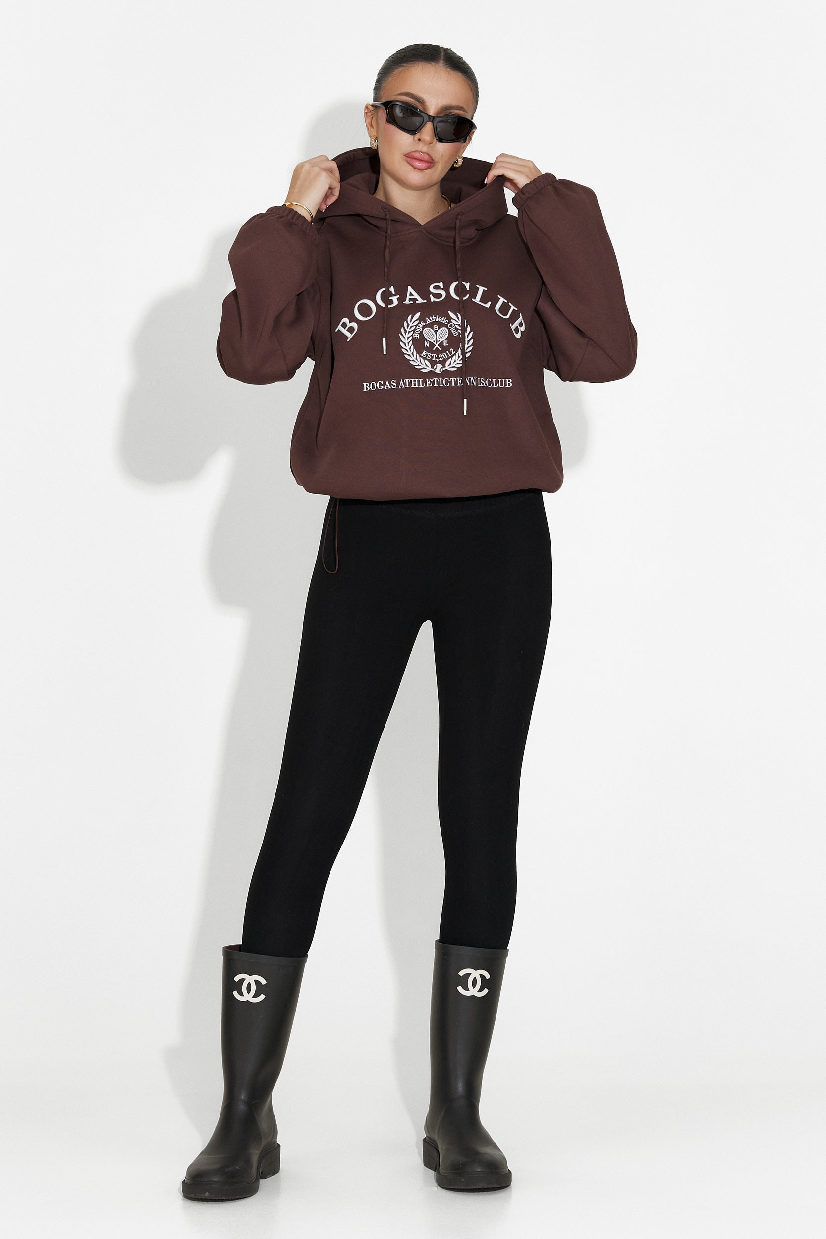 Кафяво дамско спортно яке Rinalis Bogas
