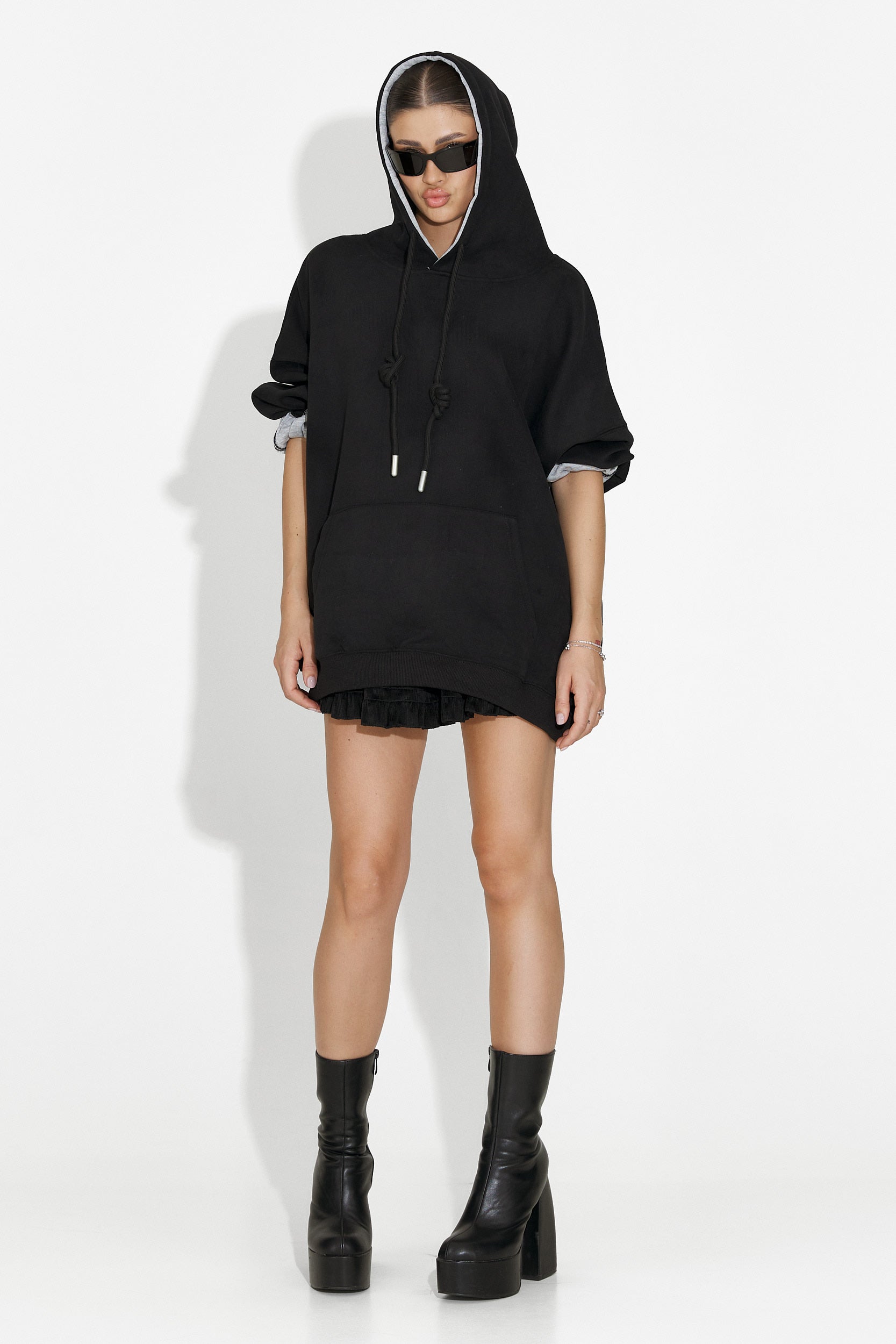 Дамско ежедневно черно яке Noblesa Bogas