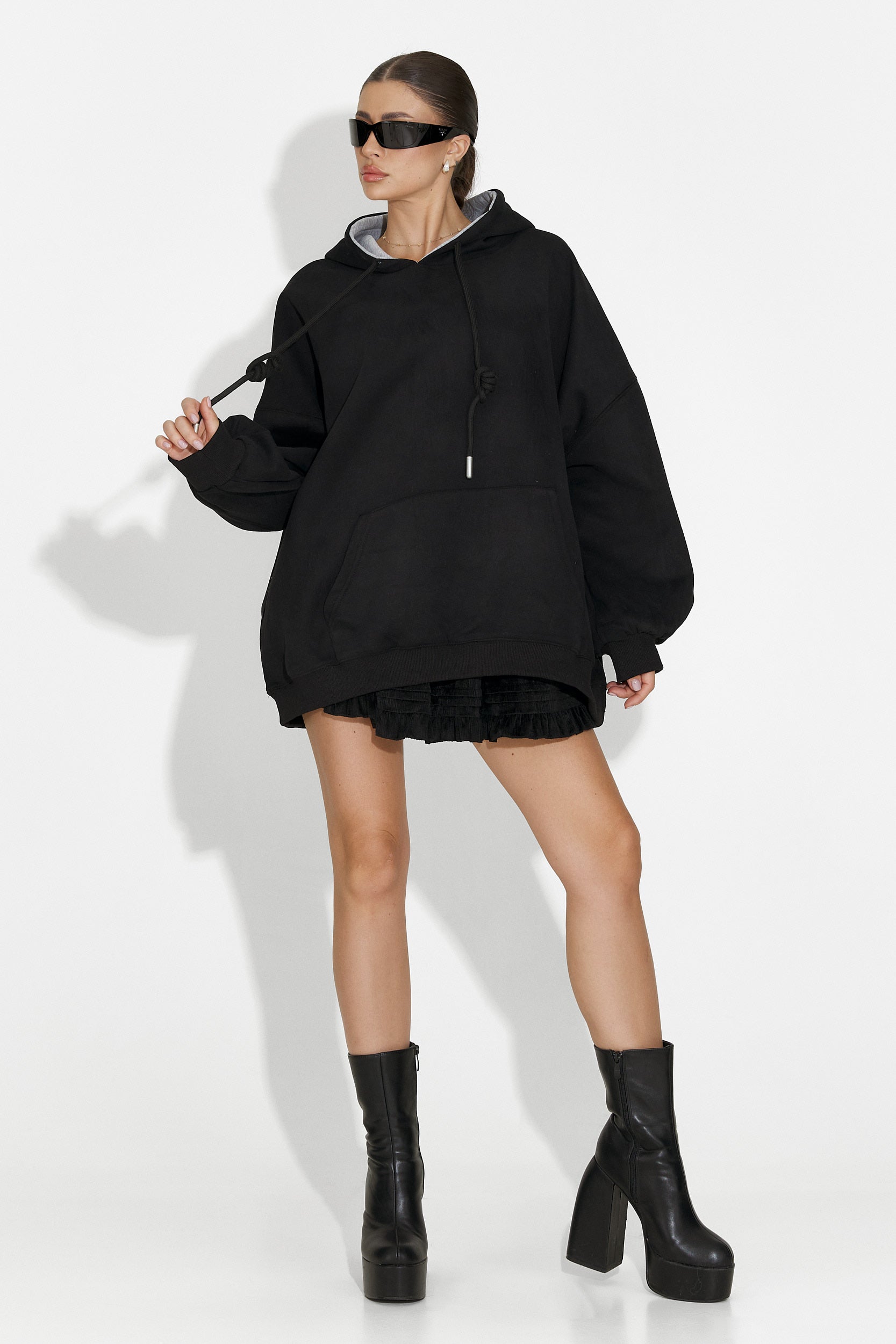 Дамско ежедневно черно яке Noblesa Bogas