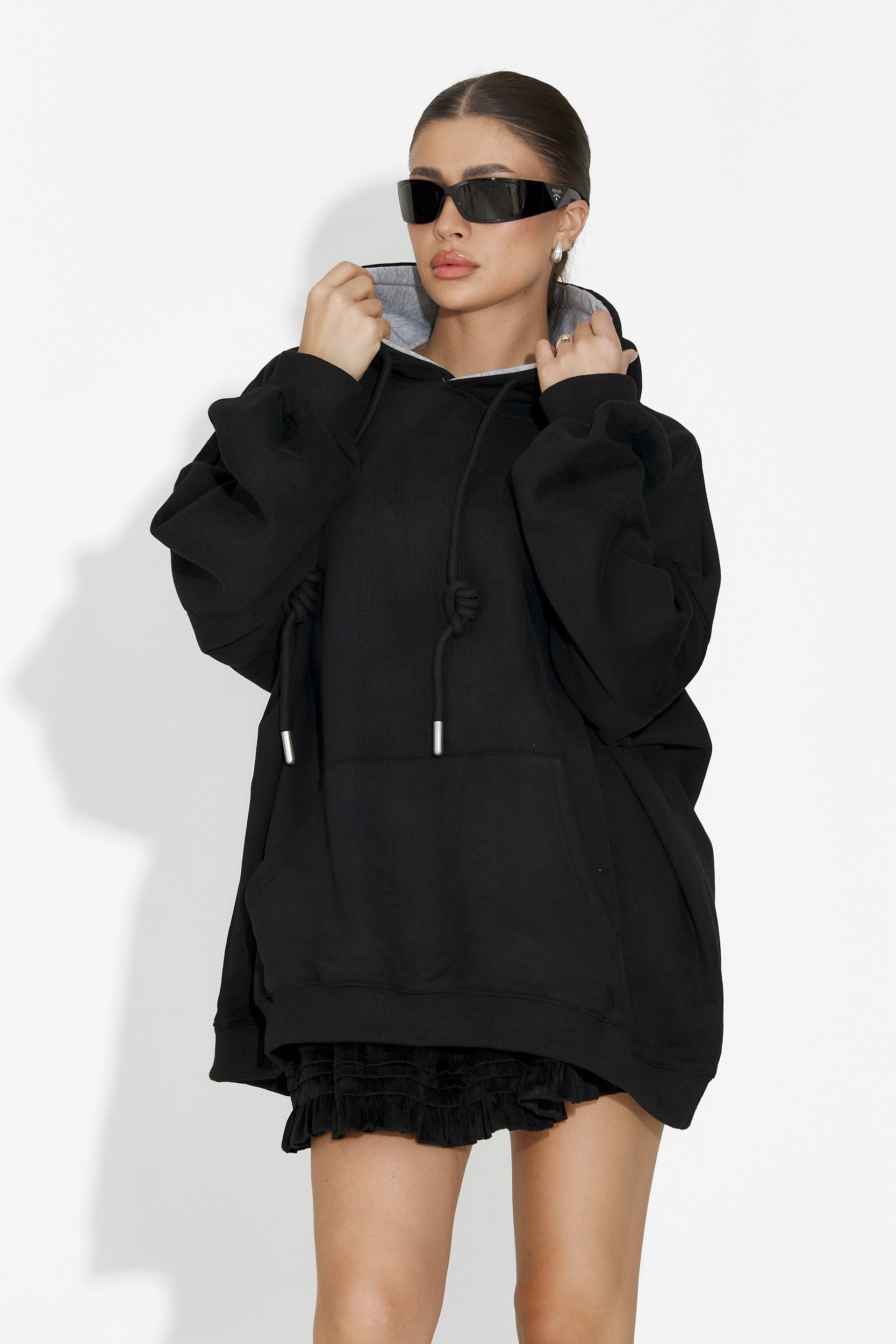 Дамско ежедневно черно яке Noblesa Bogas