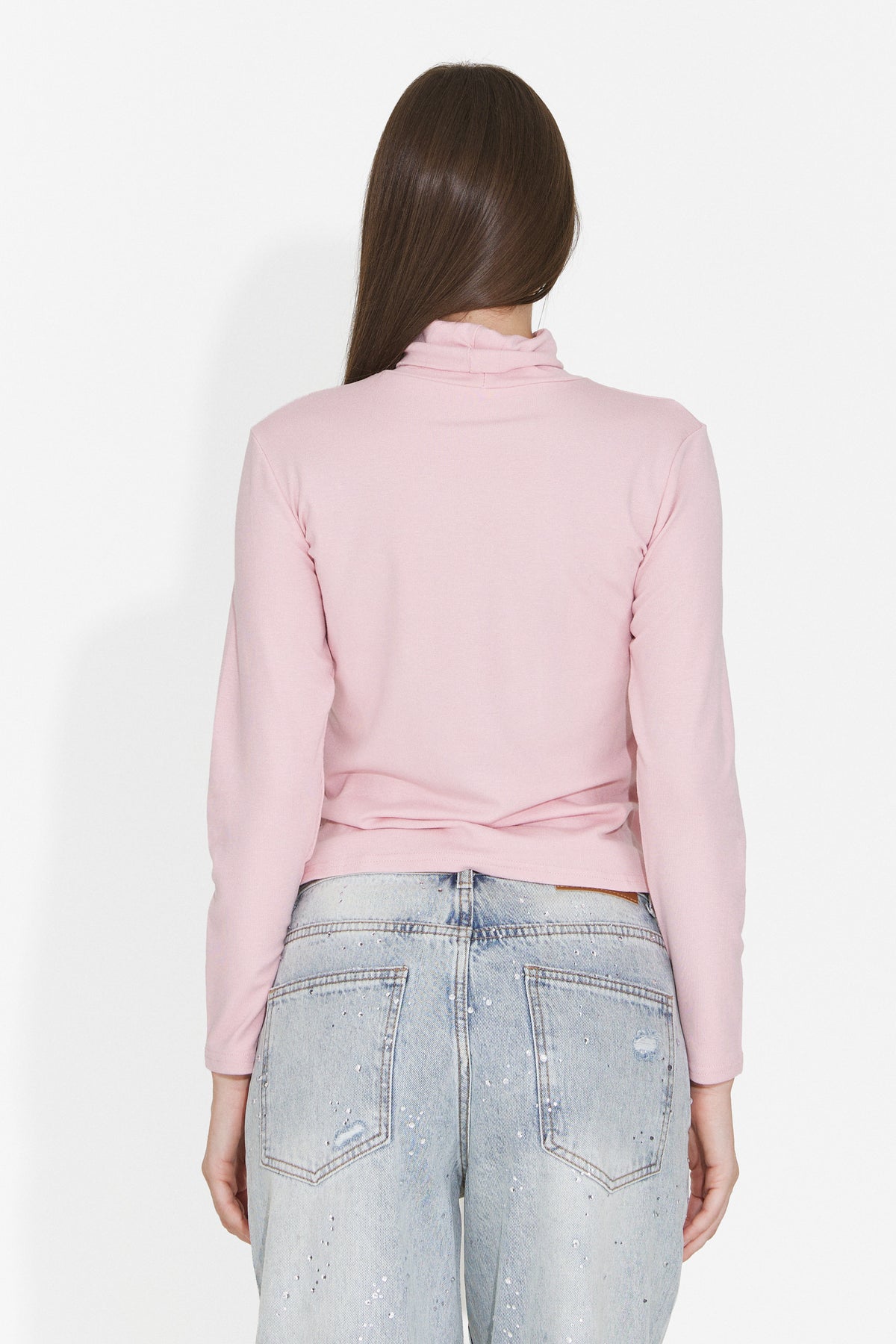 Helanca casual roz Grunliza Bogas