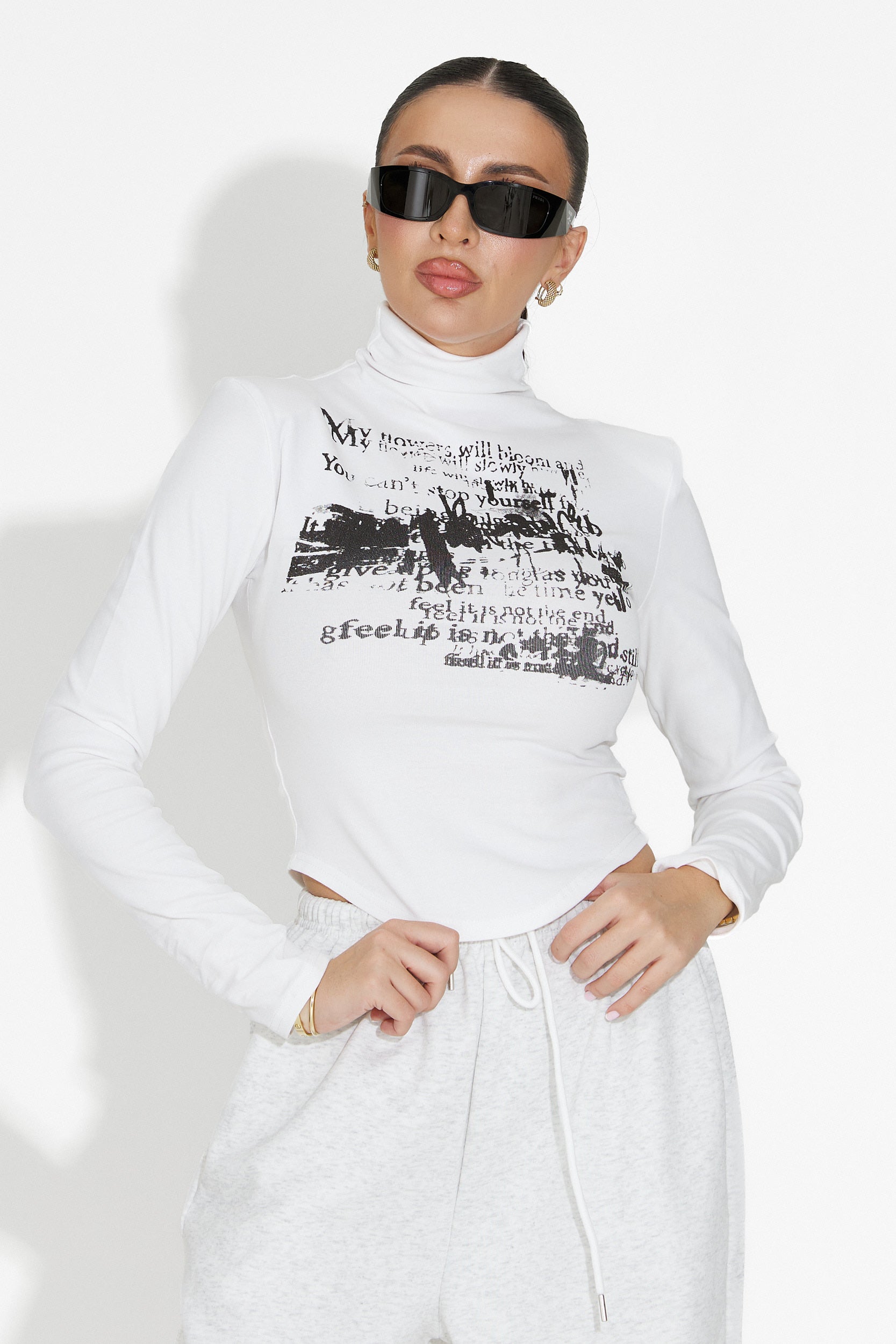 Кежуал дамска бяла блуза Fenalya Bogas